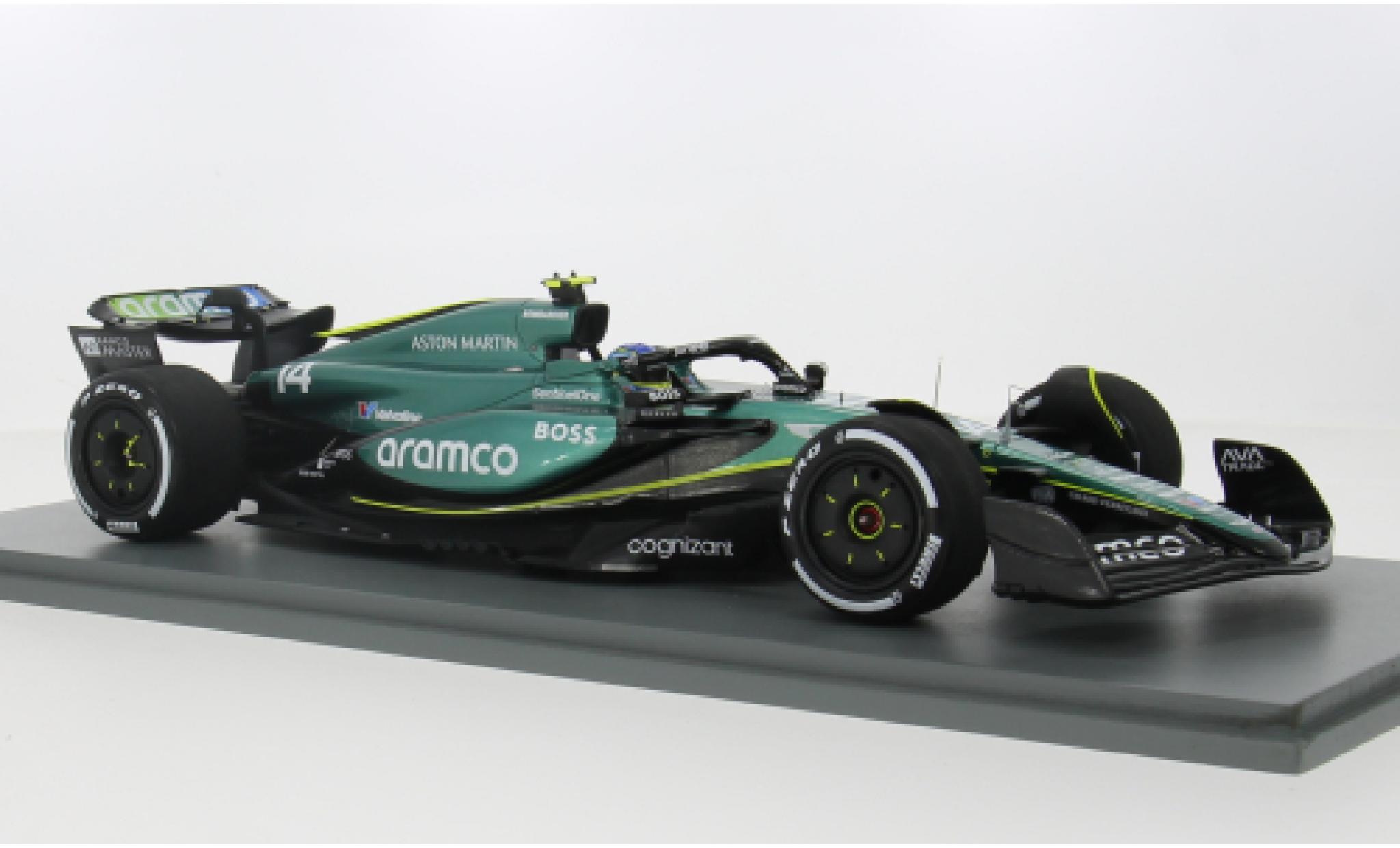 Aston Martin AMR2 1/18 Spark 4 No.14 Aramco F1 Team Aramco Formel 1 2024 1:18 modellino in miniatura