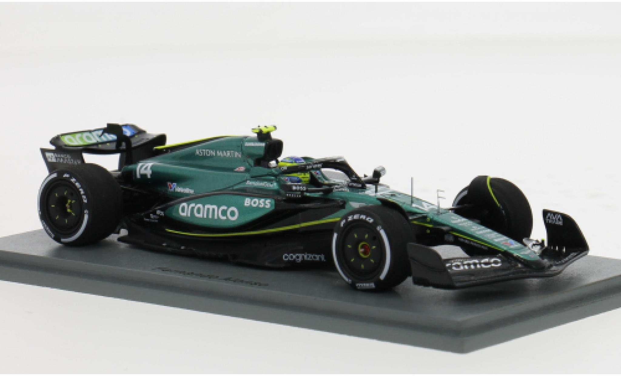 Aston Martin AMR2 1/43 Spark 4 No.14 Aramco F1 Team Aramco Formel 1 GP Saudi Arabien 2024 1:43 modellino in miniatura