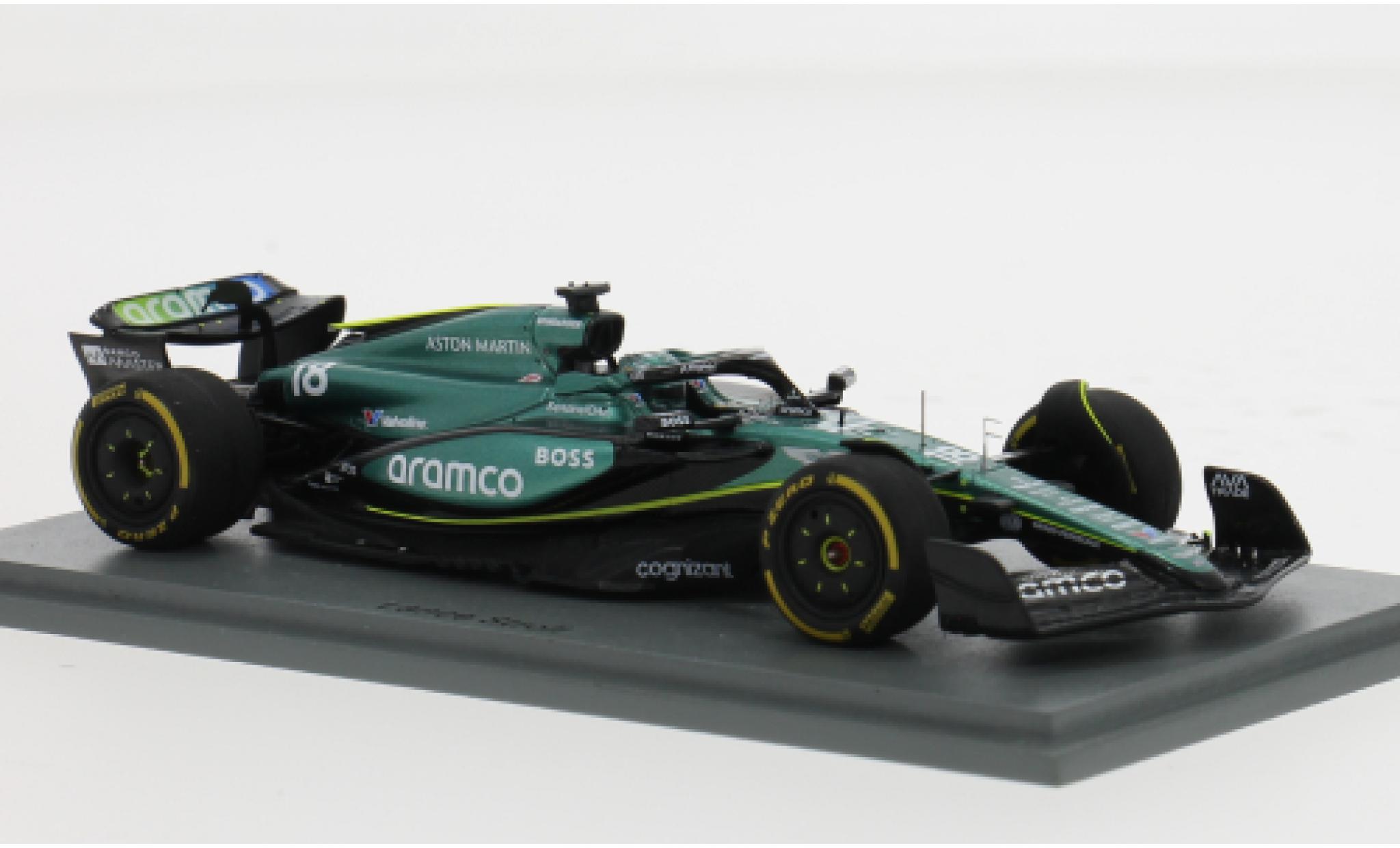 Aston Martin AMR2 1/43 Spark 4 No.18 Aramco F1 Team Aramco Formel 1 GP Saudi Arabien 2024 1:43 modellino in miniatura
