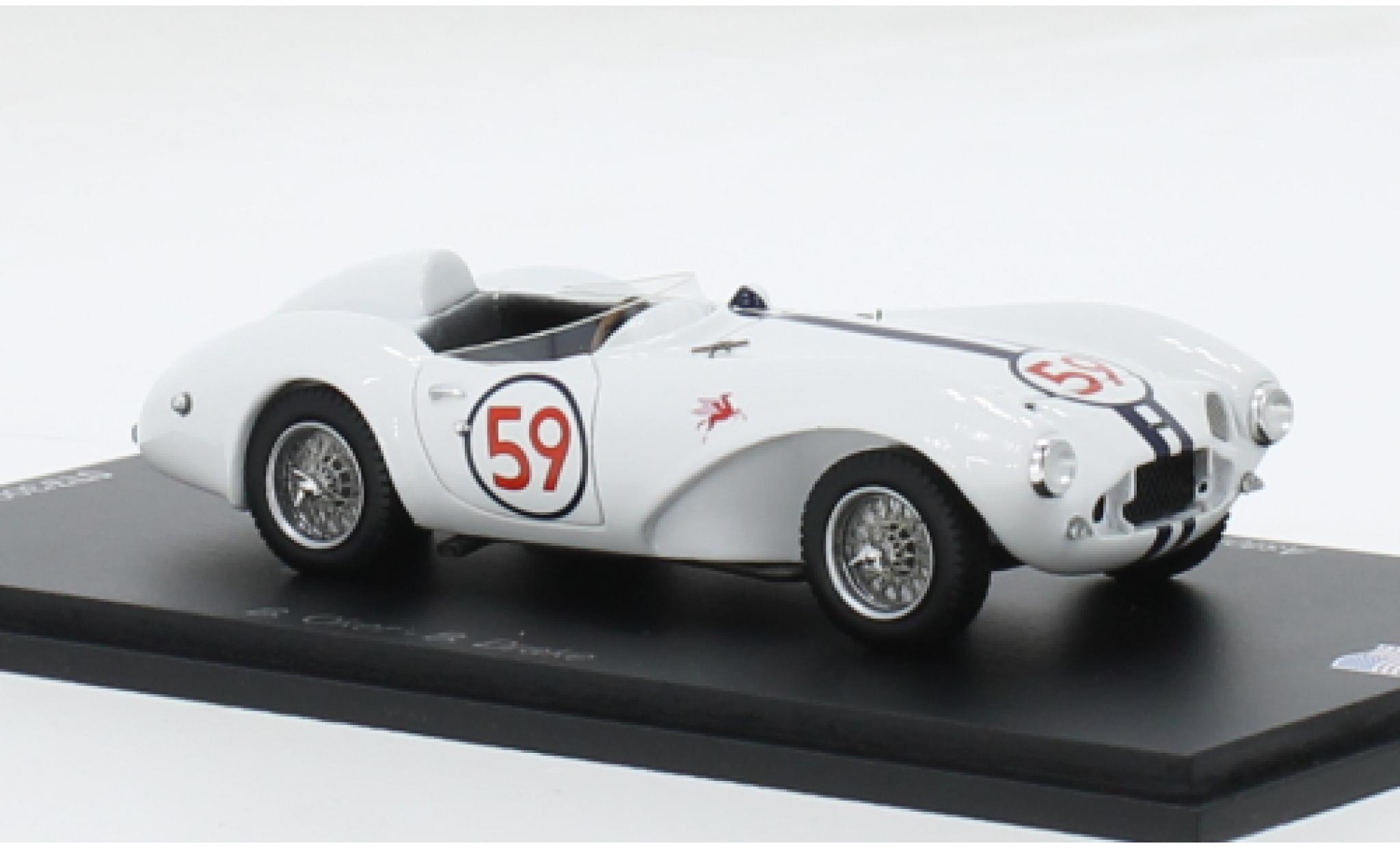 Aston Martin DB3 1/43 Spark S RHD No.59 6h Cotati 1969 1:43 modellino in miniatura