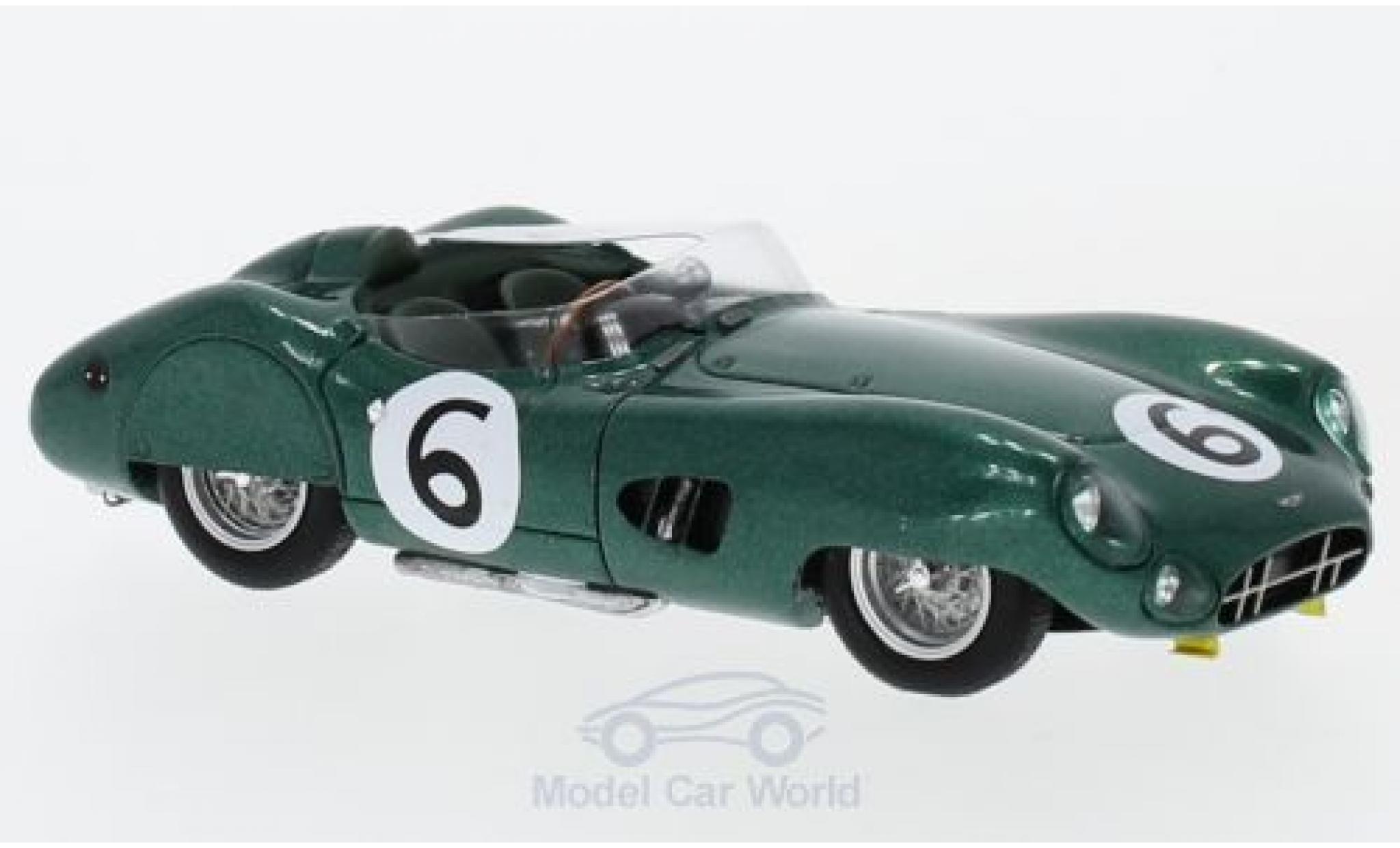 Aston Martin DBR1 1/43 Spark RHD No.6 24h Le Mans 1959 M.Trintignant/P.Frere modellino in miniatura