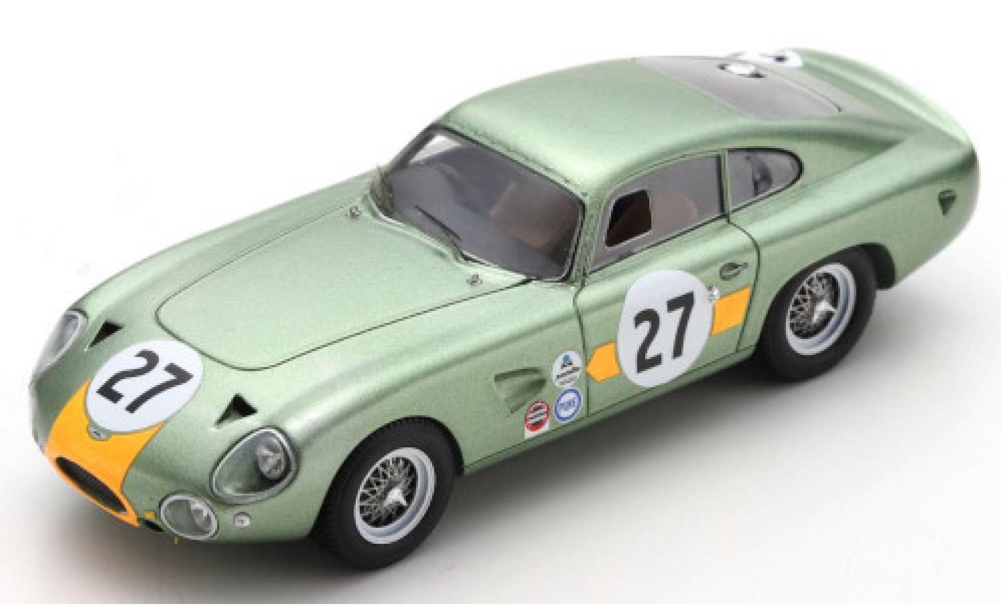 Aston Martin DP214 1/43 Spark RHD No.27 2000km Daytona 1964 B.Hetreed/C.Kerrison modellino in miniatura