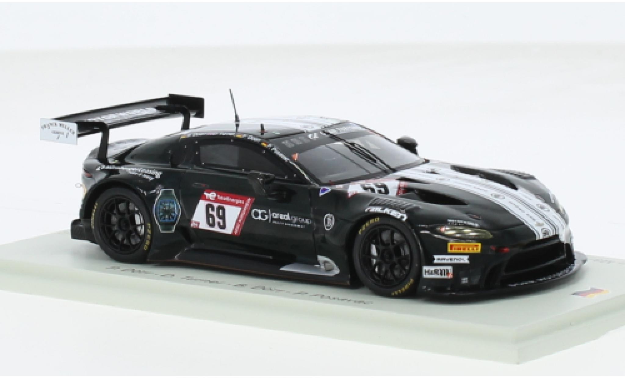 Aston Martin Vantage 1/43 Spark AMR GT3 No.69 Dörr Motorsport 24h Nürburgring 2023 1:43 modellino in miniatura