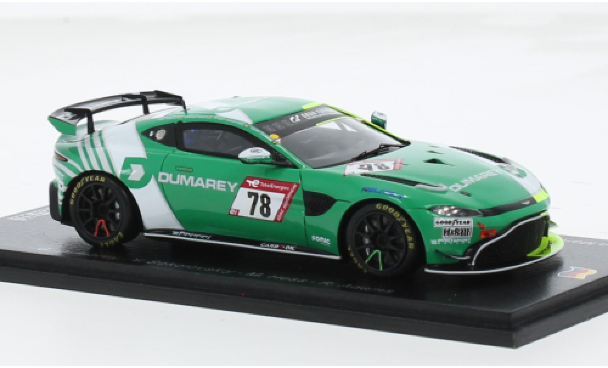 Aston Martin V8 Vantage GT4 1/43 Spark Vantage AMR GT4 No.78 PROsport-Racing 24h Nürburgring 2023 1:43 modellino in miniatura