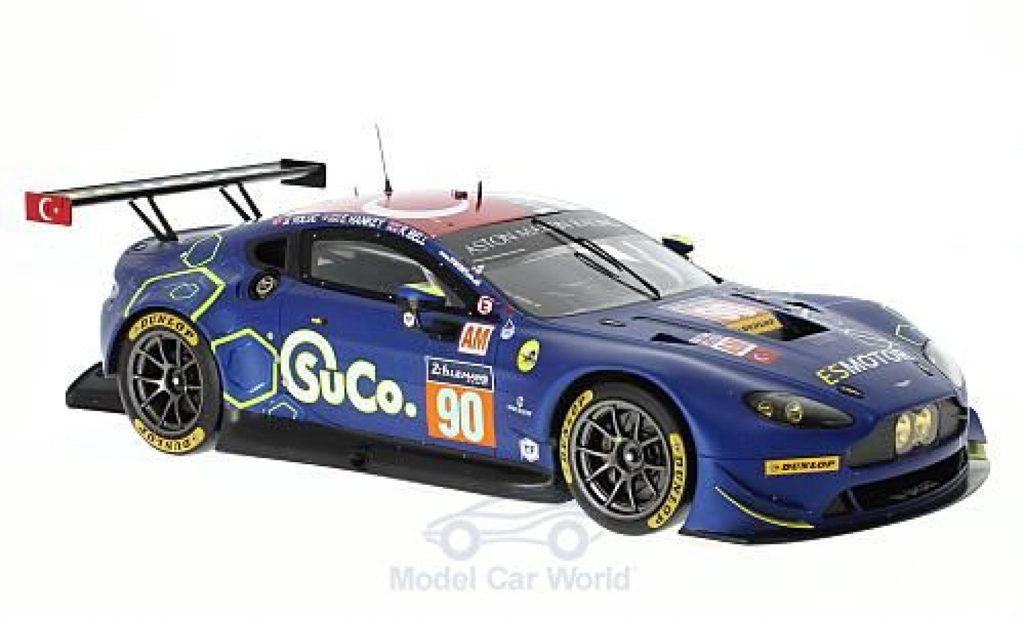Aston Martin Vantage 1/18 Spark GTE No.90 TF Sport 24h Le Mans 2017 S.Yoluc/E.Hankey/R.Bell modellino in miniatura