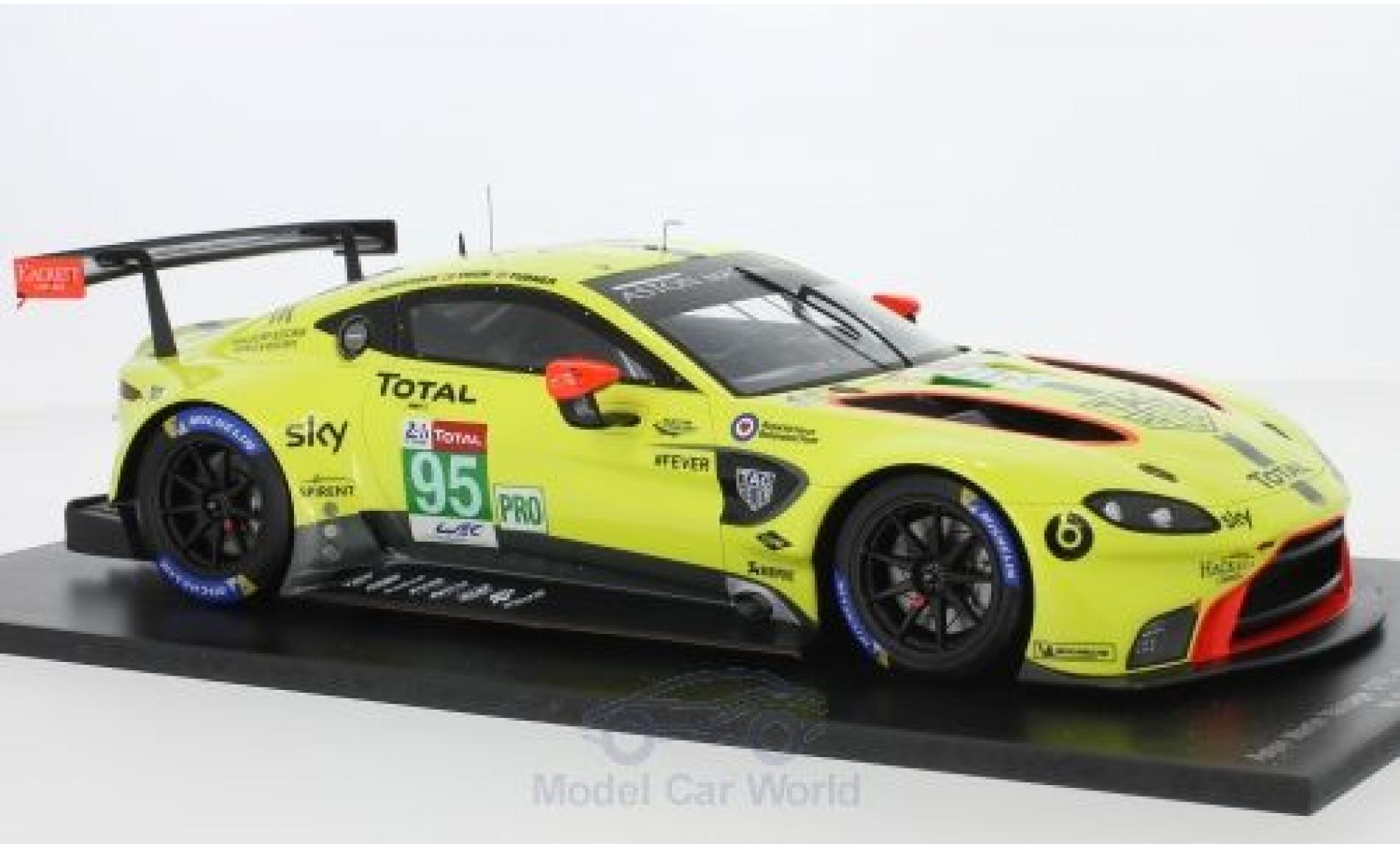 Aston Martin Vantage 1/18 Spark GTE No.95 Racing 24h Le Mans 2018 M.Sorensen/N.Thiim/D.Turner modellino in miniatura