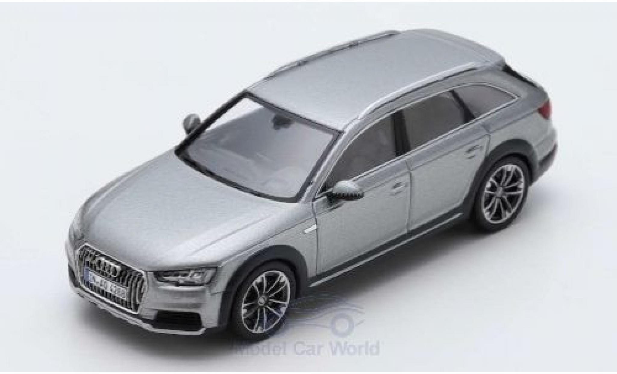 Audi A4 1/43 Spark allroad quattro grigio 2016 modellino in miniatura