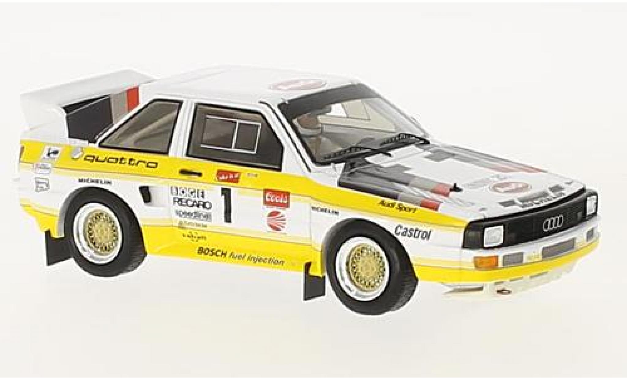 Audi Quattro 1/43 Spark quattro S1 No.1 Pikes Peak 1985 M.Mouton modellino in miniatura