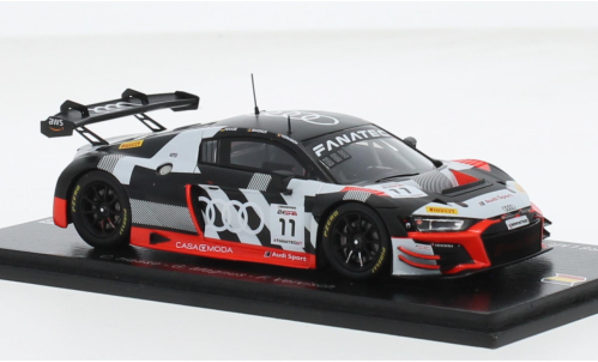 Audi R8 1/43 Spark LMS GT3 EVO II No.11 Sport Team Comtoyou 24h Spa 2023 1:43 modellino in miniatura