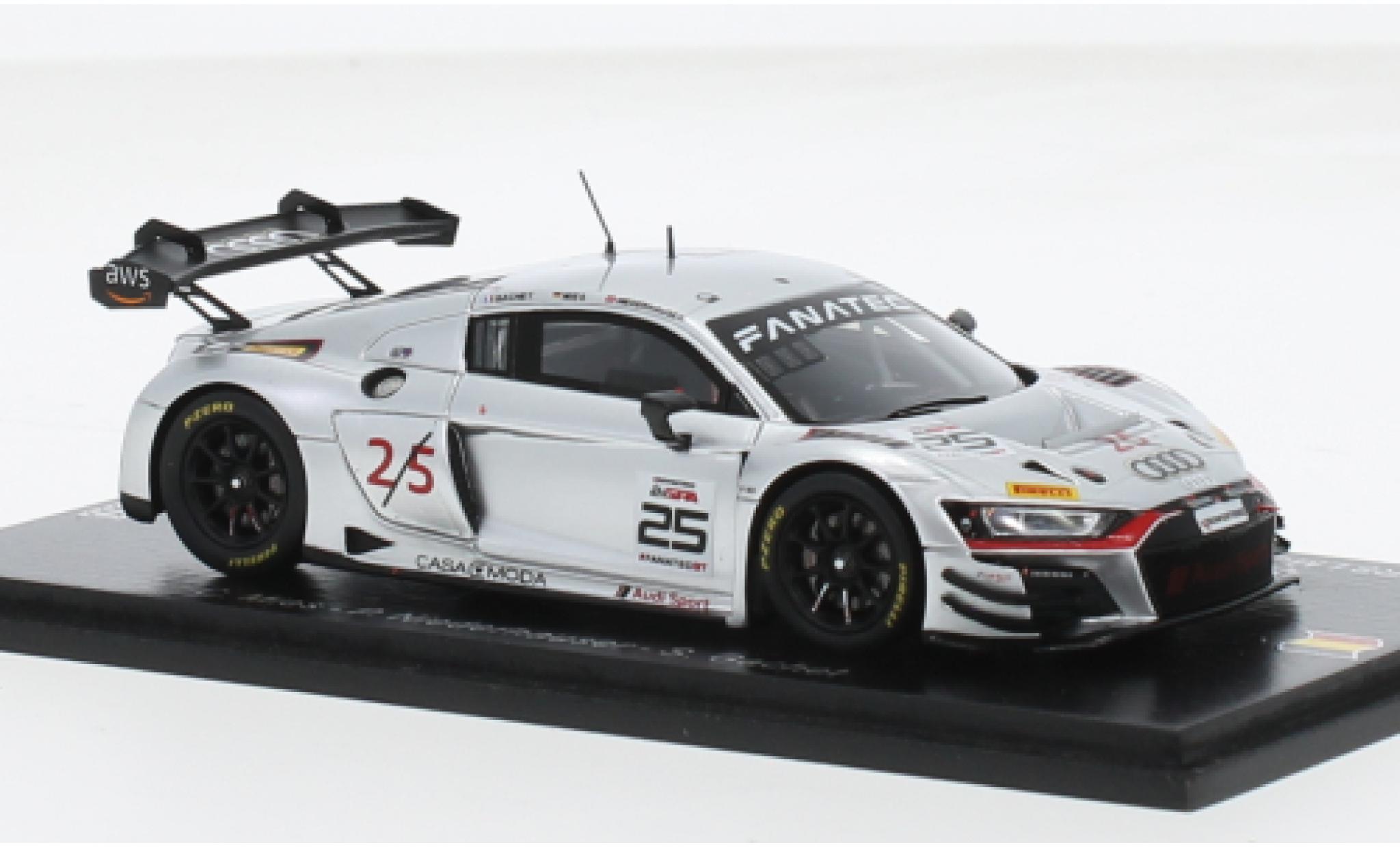 Audi R8 1/43 Spark LMS GT3 EVO II No.25 Sport Team Sainteloc Racing 24h Spa 2023 1:43 modellino in miniatura