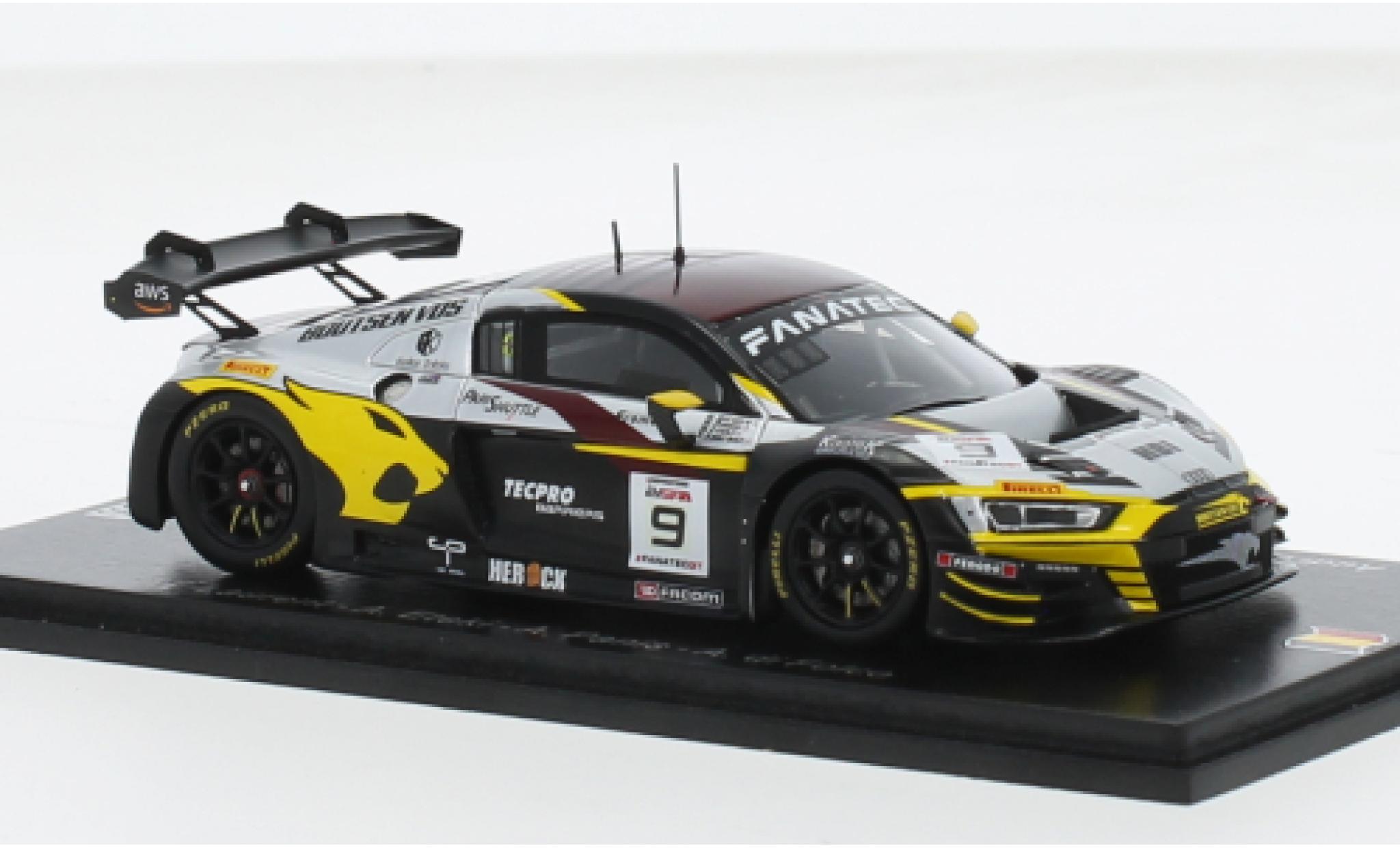 Audi R8 1/43 Spark LMS GT3 EVO II No.9 Boutsen VDS 24h Spa 2023 1:43 modellino in miniatura