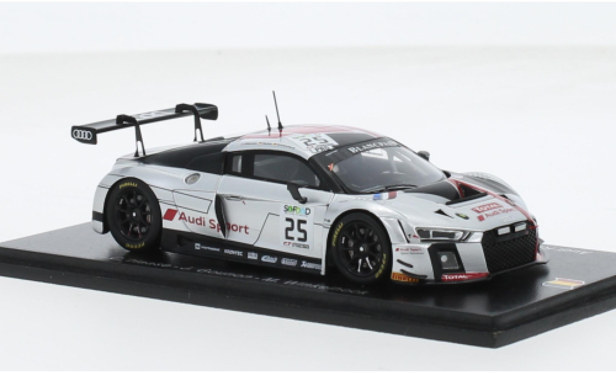 Audi R8 1/43 Spark LMS GT3 No.25 Sainteloc Racing 24h Spa 2017 1:43 modellino in miniatura