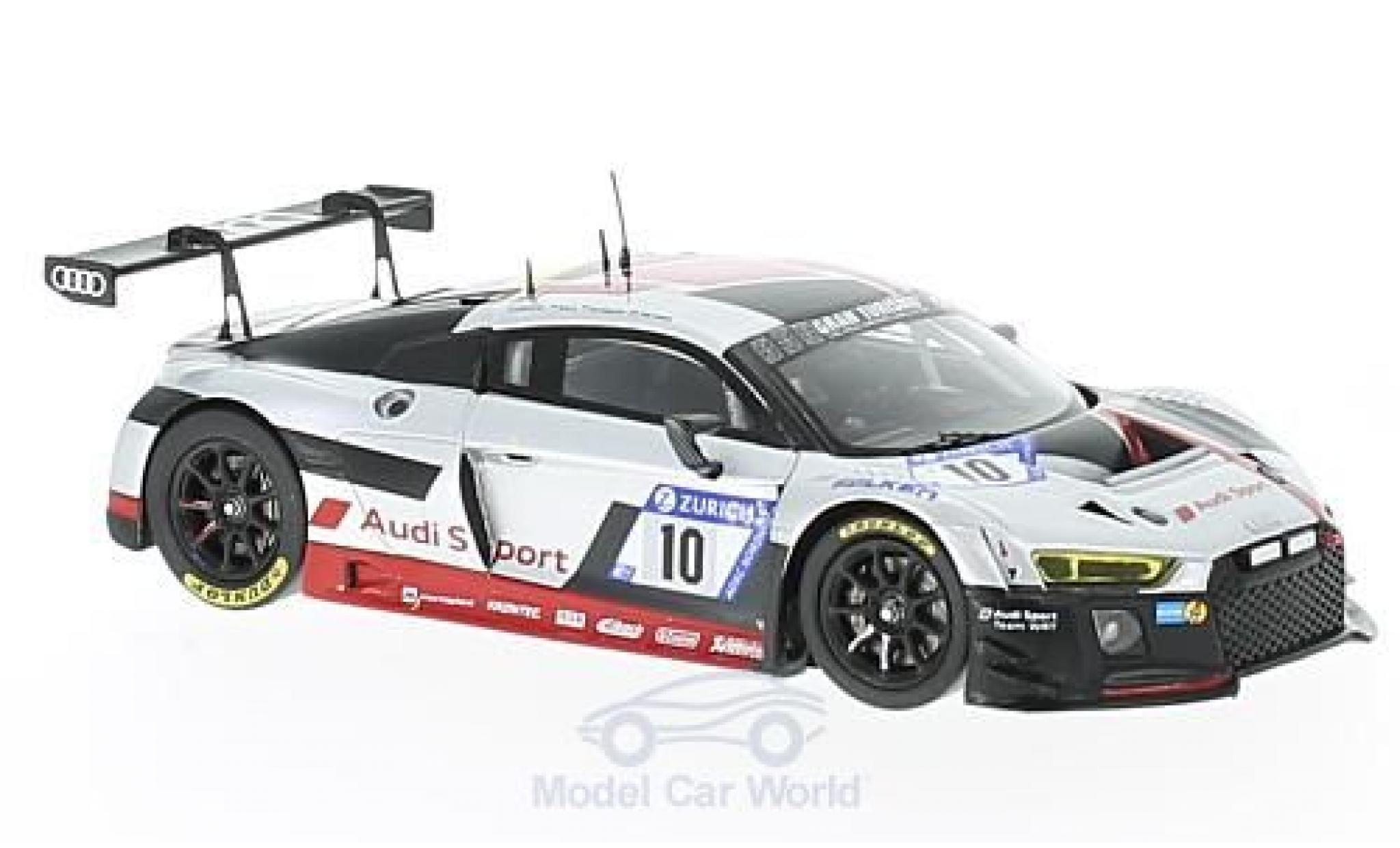 Audi R8 1/43 Spark LMS No.10 Sport Team WRT 24h Nürburgring 2017 F.Stippler/R.Rast/F.Vervisch/N.Müller modellino in miniatura