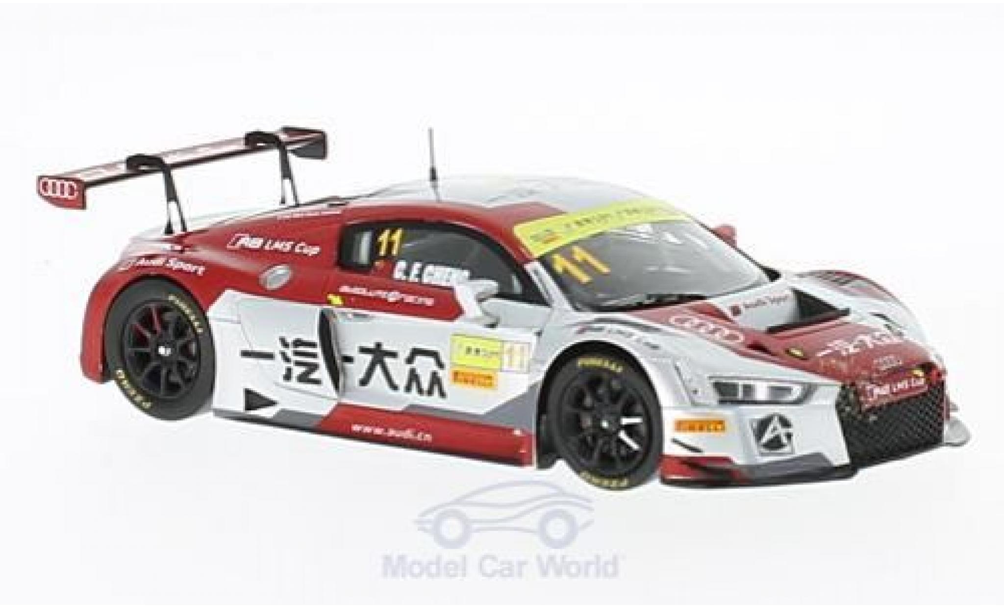 Audi R8 1/43 Spark LMS No.11 Absolute Racing Macau GT Cup 2016 C.F.Cheng modellino in miniatura