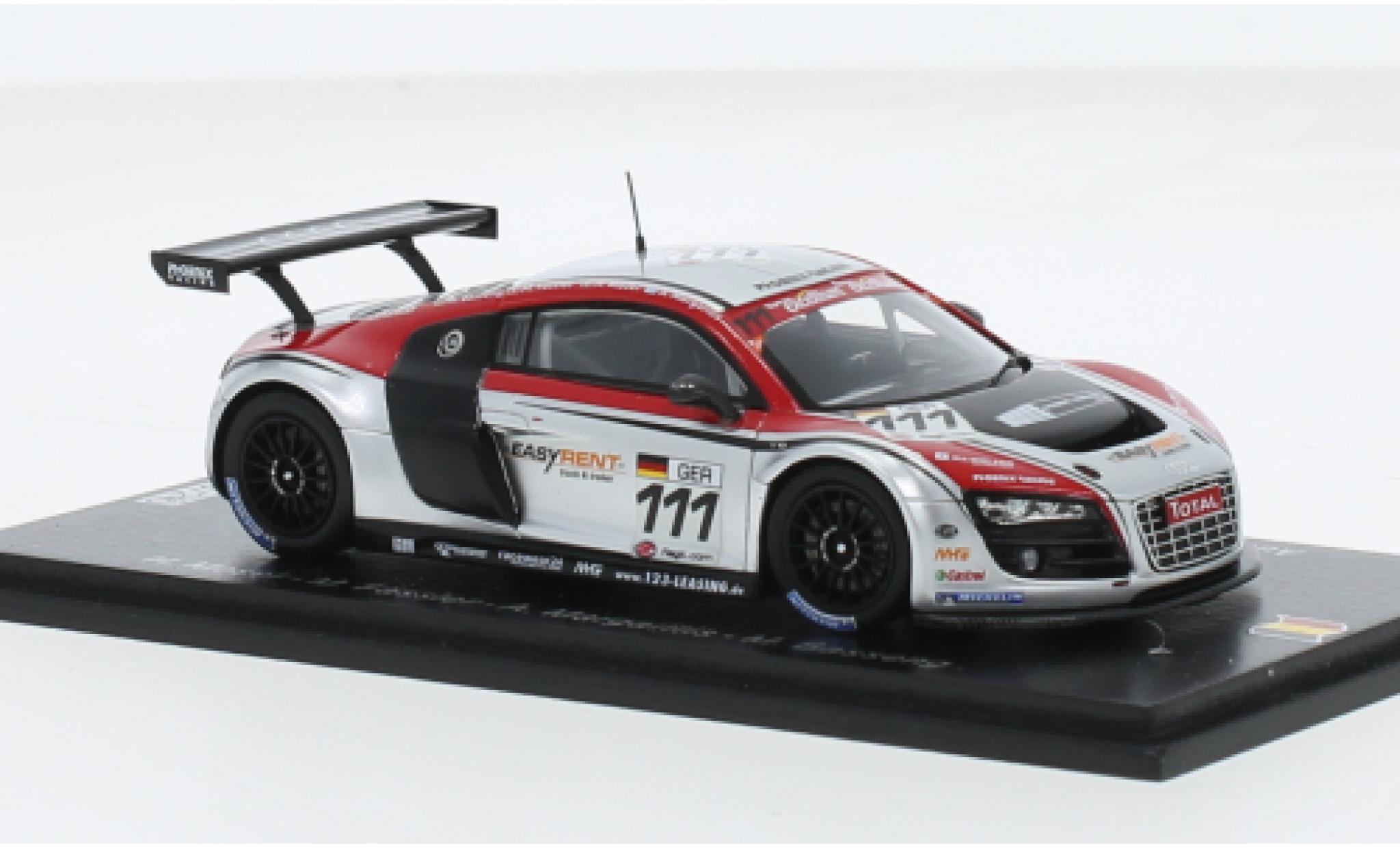 Audi R8 1/43 Spark LMS No.111 Phoenix Racing 24h Spa 2009 1:43 modellino in miniatura