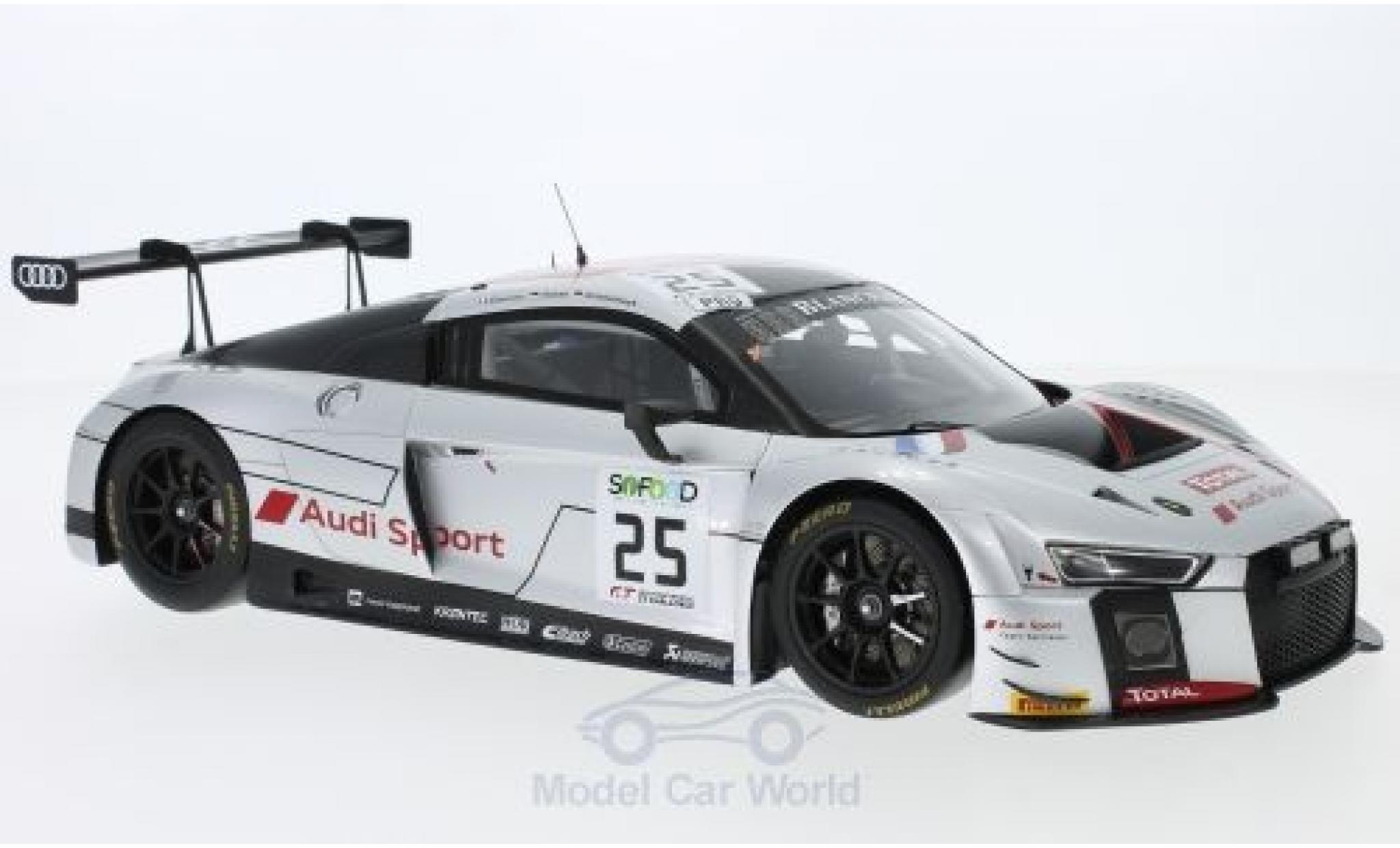 Audi R8 1/12 Spark LMS No.25 Sport Team Sainteloc 24h Spa 2017 C.Hasse/J.Gounon/M.Winkelhock modellino in miniatura