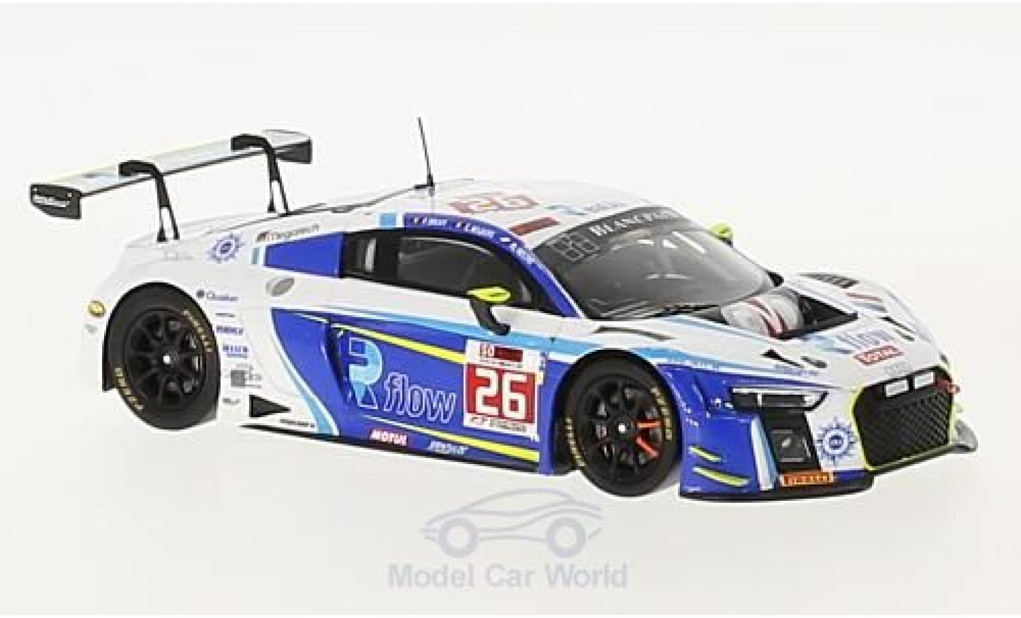 Audi R8 1/43 Spark LMS No.26 Sainteloc Racing 24h Spa 2017 C.Kelders/M.Rostan/F.Bouvy modellino in miniatura