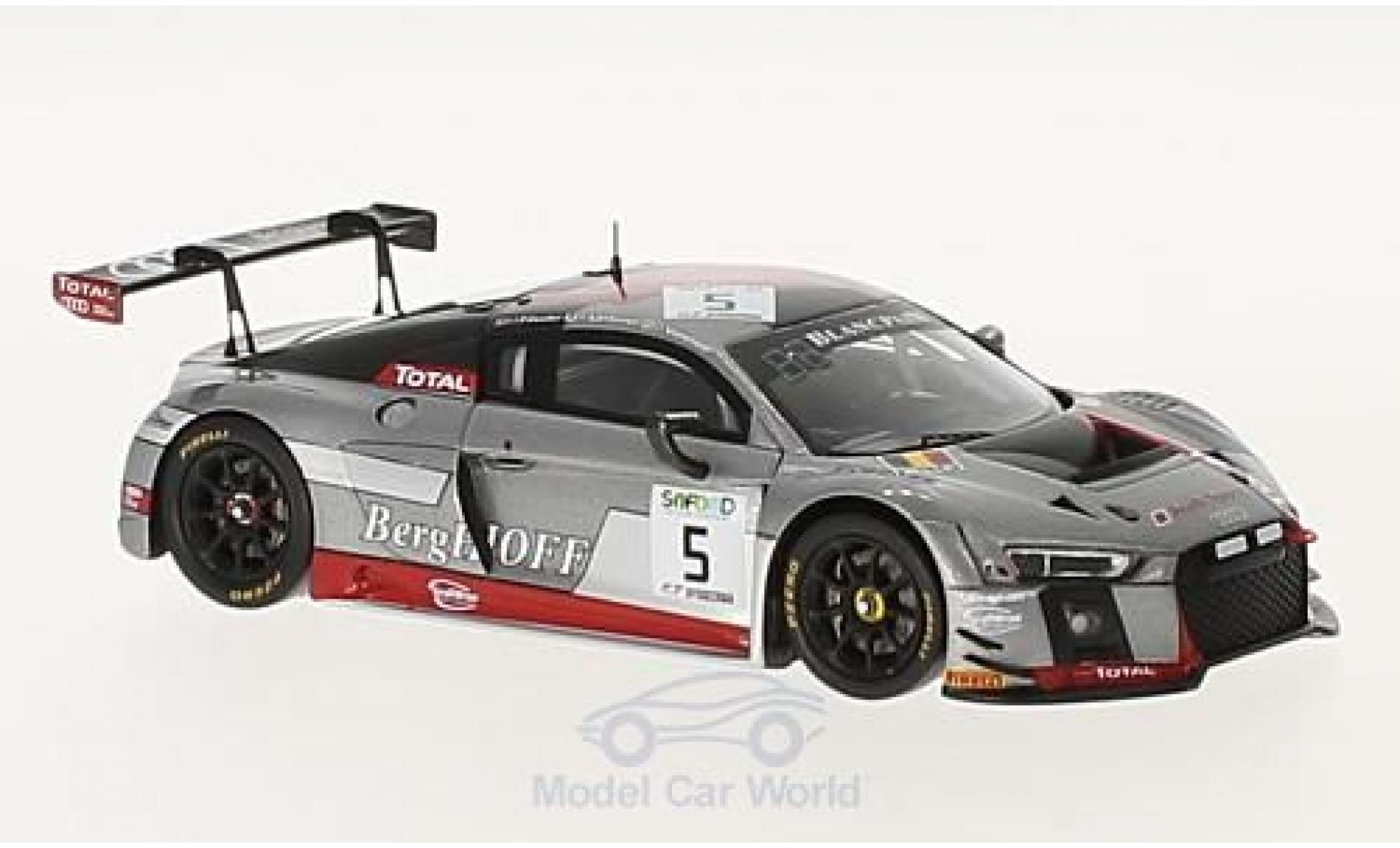 Audi R8 1/43 Spark LMS No.5 Sport Team WRT 24h Spa 2017 M.Fässler/A.Lotterer/D.Vanthoor modellino in miniatura