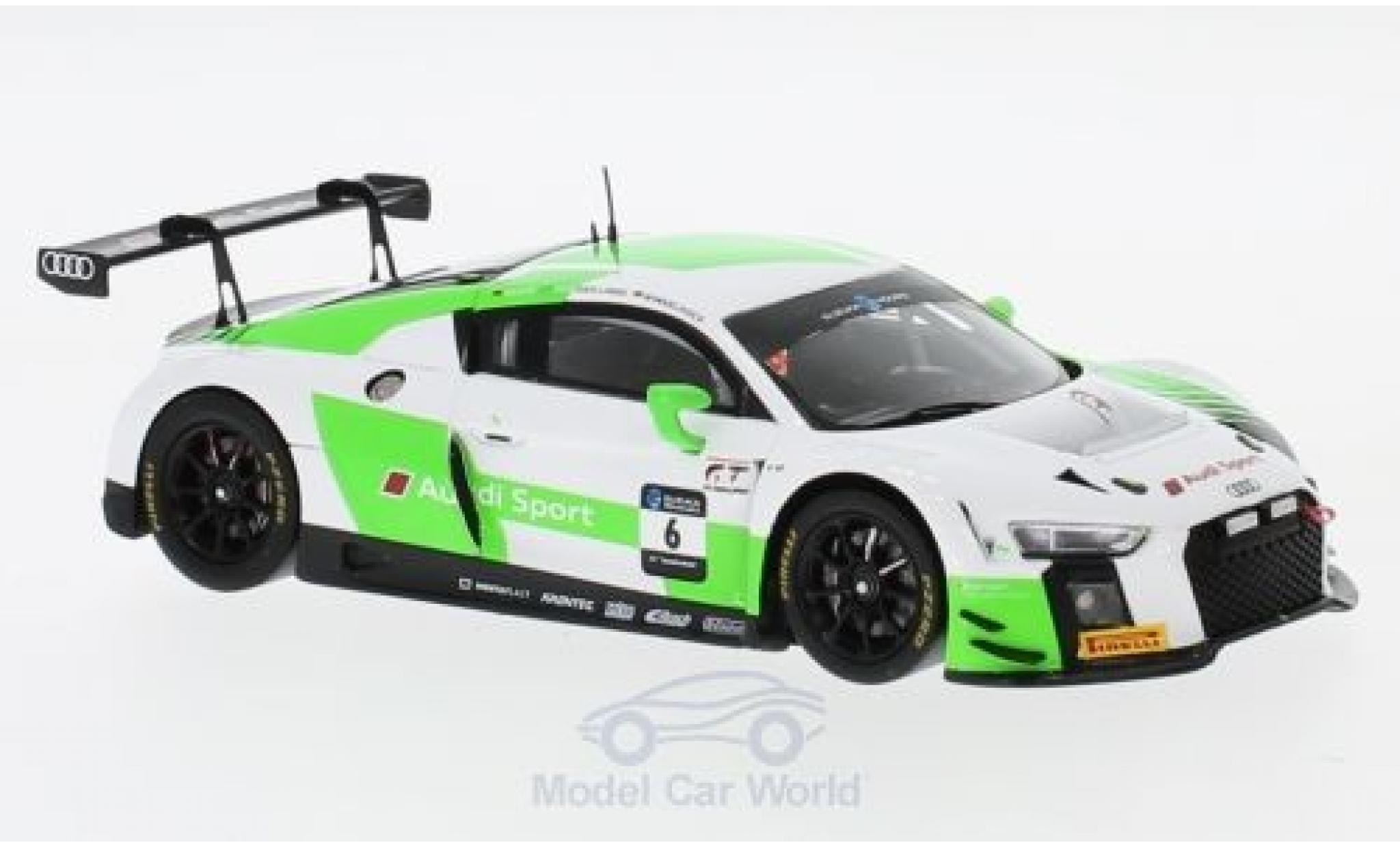 Audi R8 1/43 Spark LMS No.6 Sport Team Absolute Racing 10H Suzuka 2018 C.Haase/M.Winkelhock/K.van der Linde modellino in miniatura