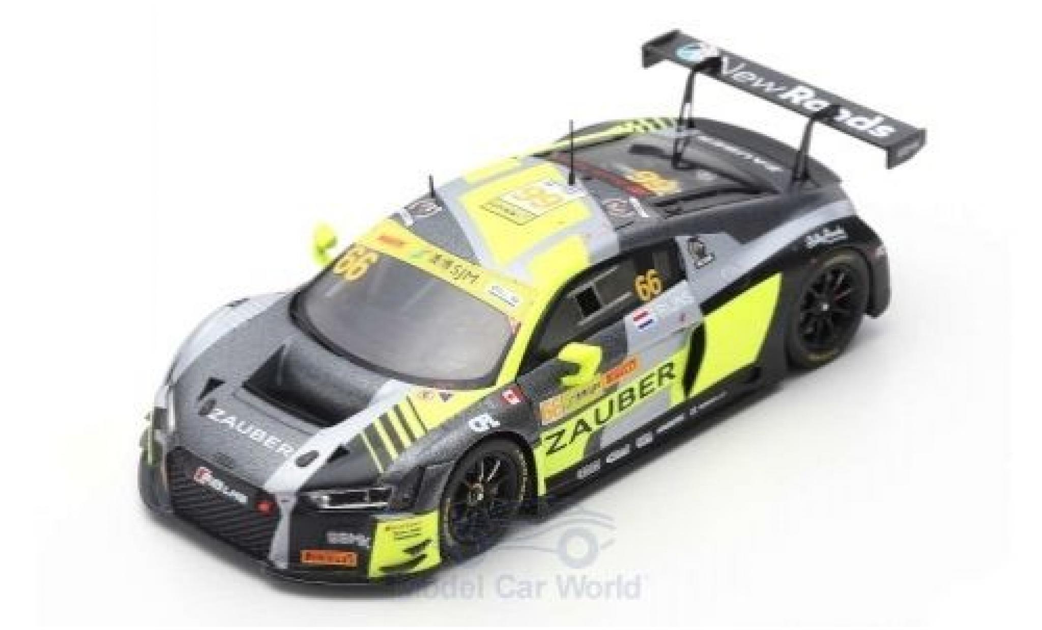Audi R8 1/43 Spark LMS No.66 Sport Team WRT Speedstar Fia GT World Cup Macau 2018 R.Frijns modellino in miniatura