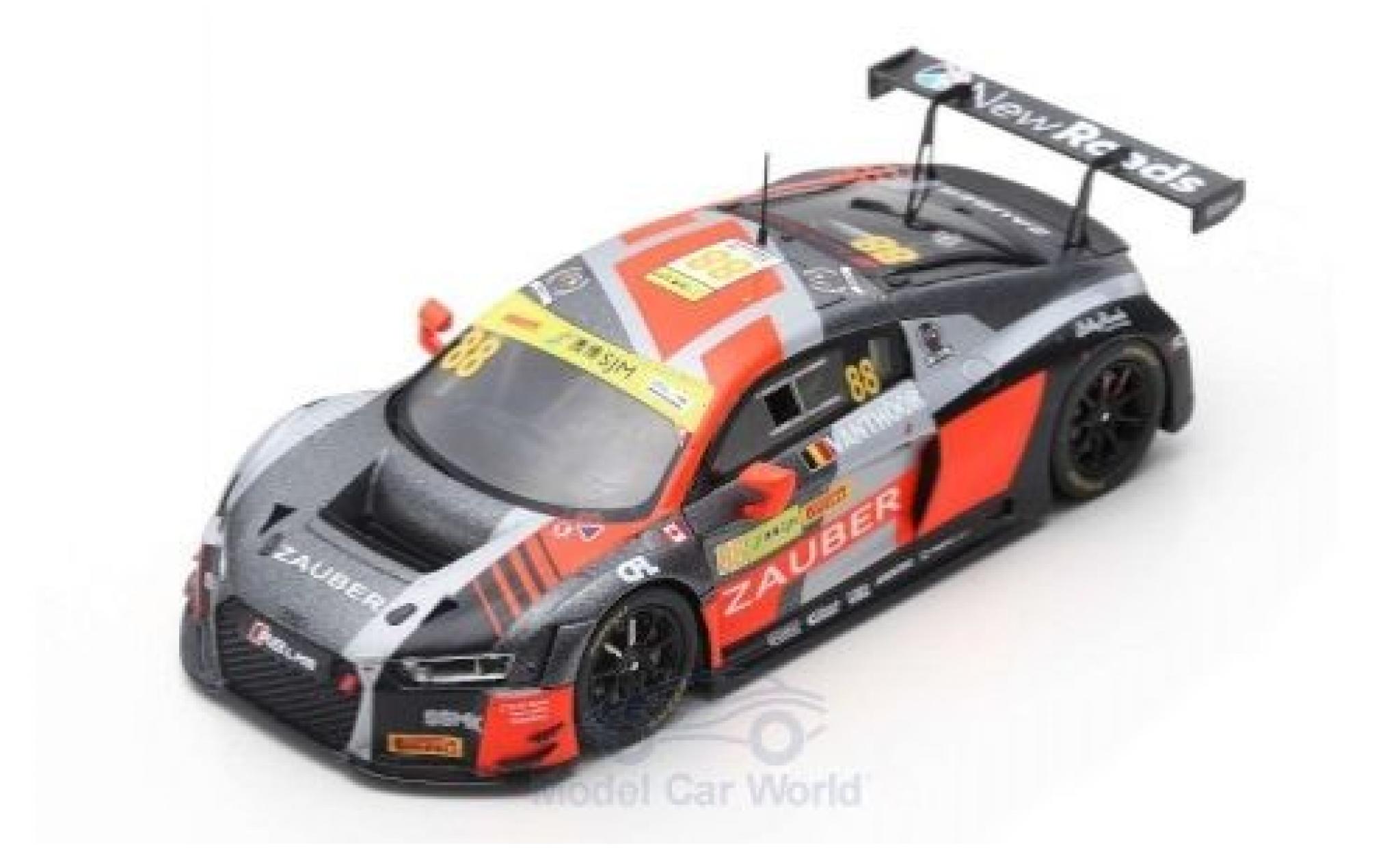 Audi R8 1/43 Spark LMS No.88 Sport Team WRT Speedstar Fia GT World Cup Macau 2018 D.Vanthoor modellino in miniatura