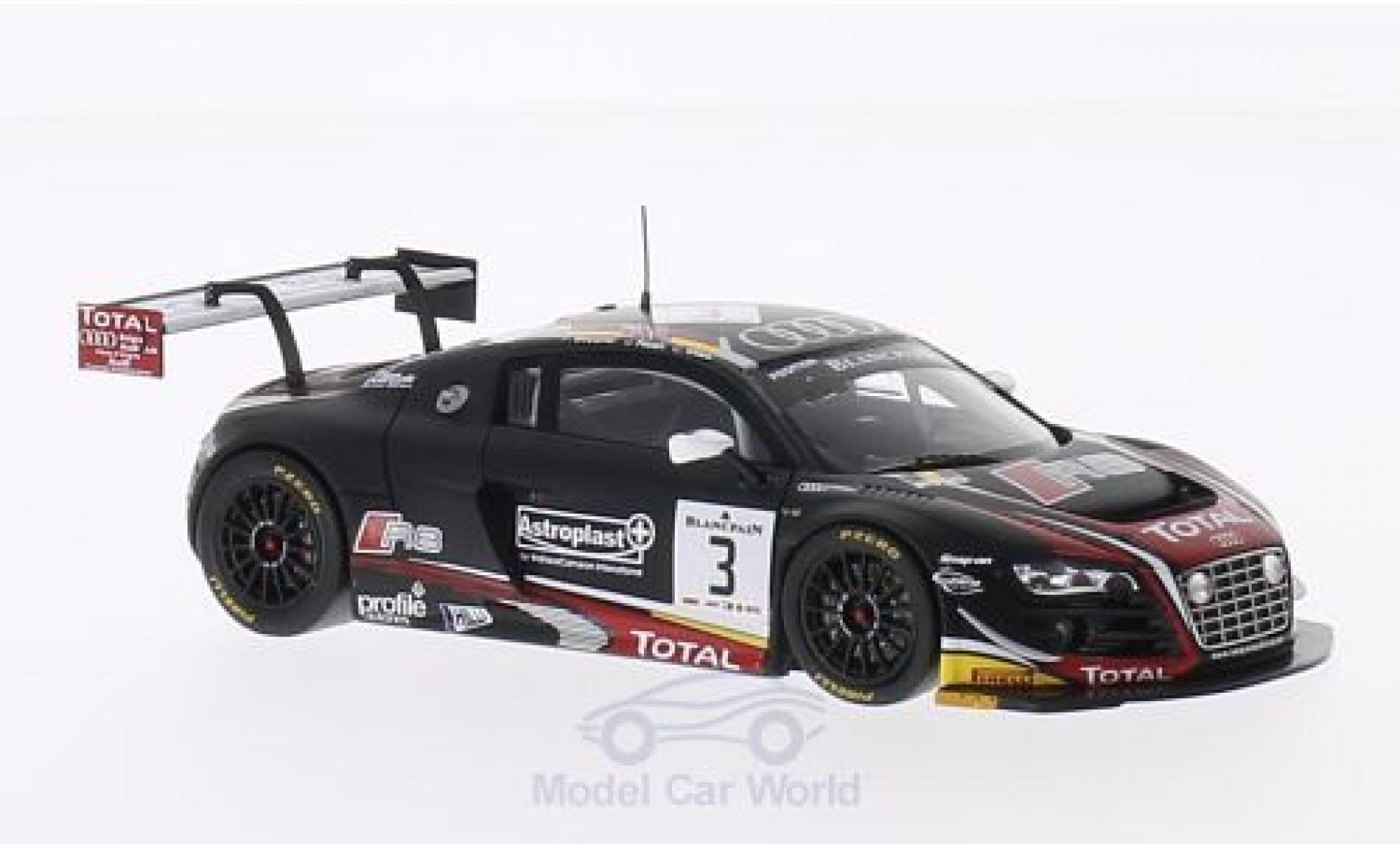 Audi R8 1/43 Spark LMS Ultra No.3 Belgian Club Team WRT 24h Spa 2014 C.Mies/F.Stippler/J.Nash modellino in miniatura