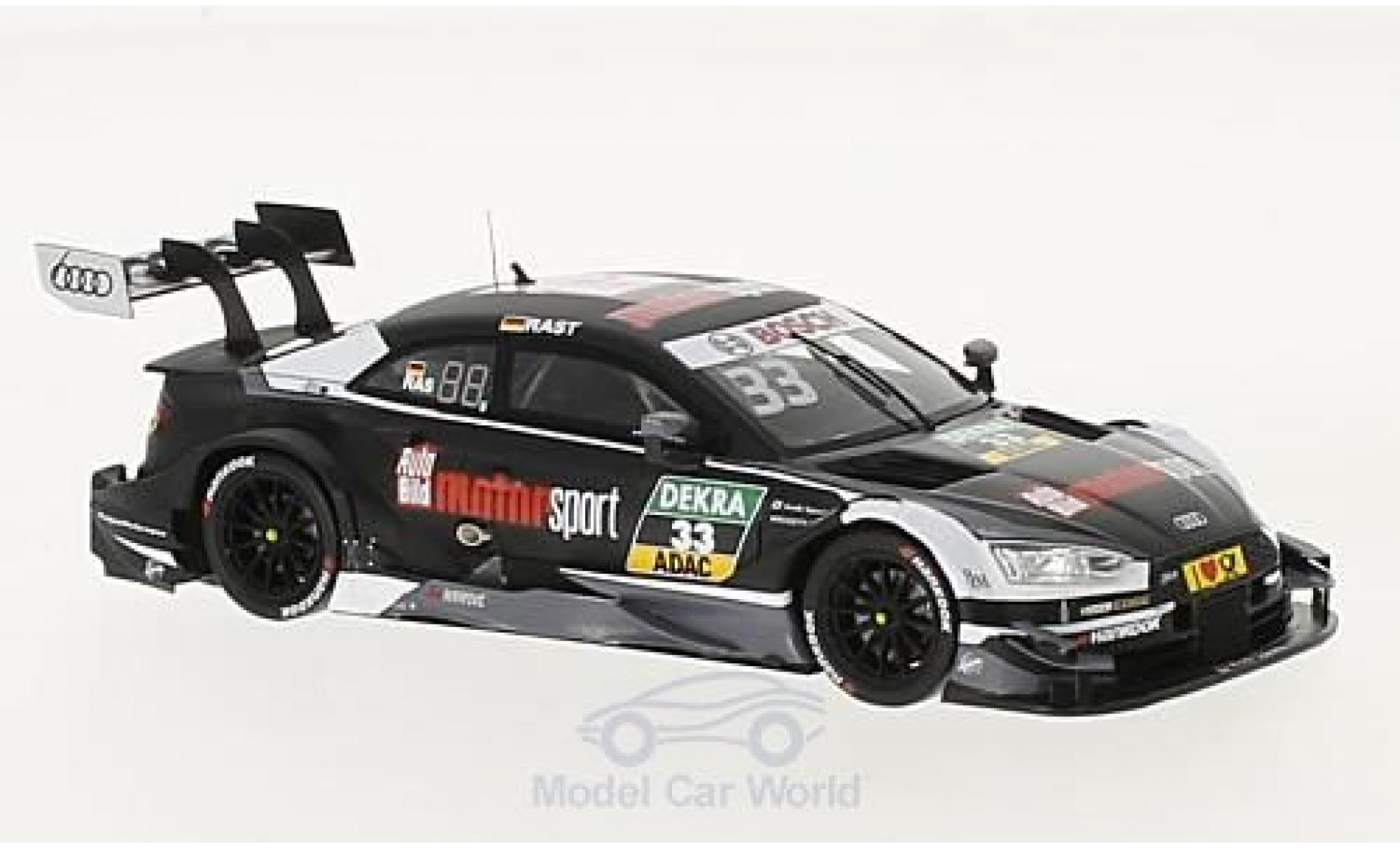 Audi RS5 DTM 1/43 Spark RS 5 DTM No.33 Sport Team Rosberg Auto Bild Motorsport DTM 2017 R.Rast modellino in miniatura