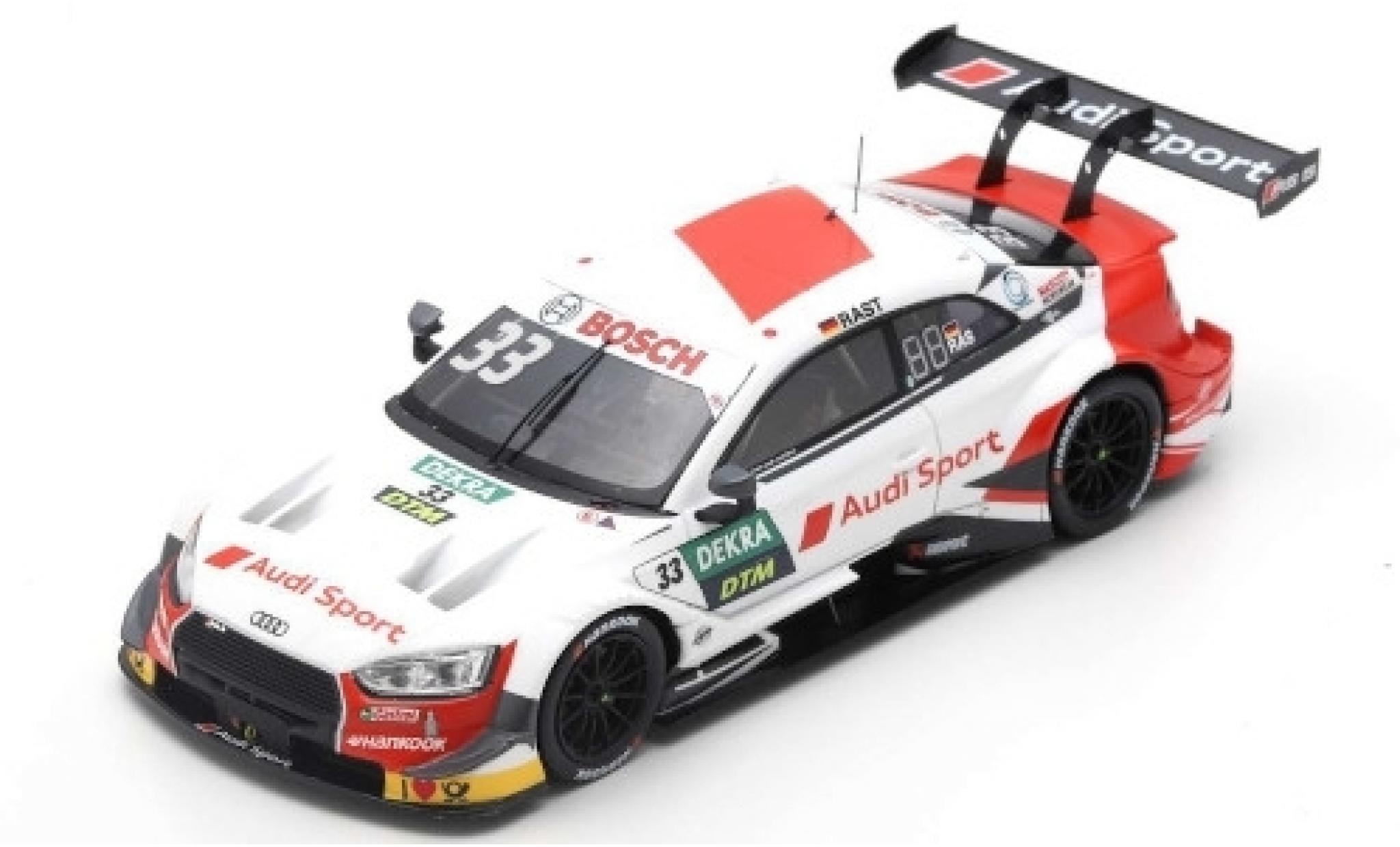 Audi RS5 1/43 Spark RS 5 DTM No.33 Sport Team Rosberg DTM 2019 R.Rast modellino in miniatura