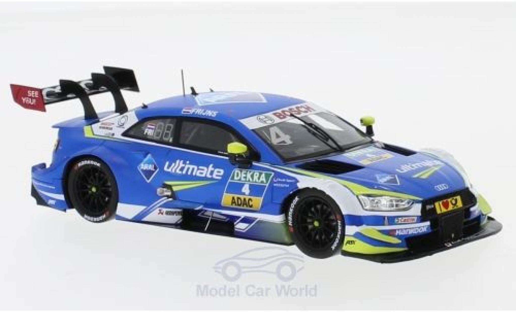 Audi RS5 DTM 1/43 Spark RS 5 DTM No.4 Sport Team Abt Sportline DTM Hockenheim 2018 R.Frijns modellino in miniatura