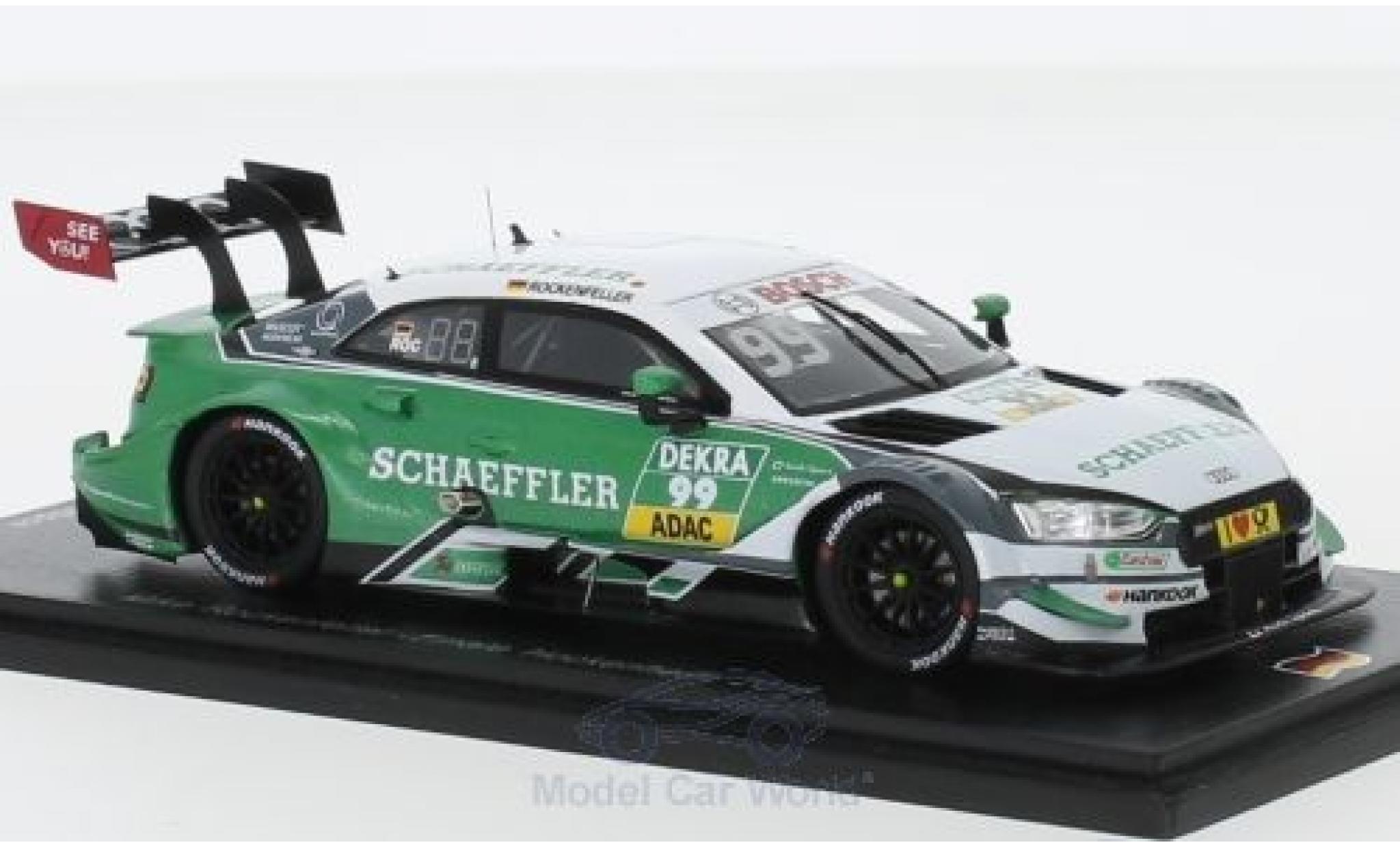 Audi RS5 1/43 Spark RS 5 DTM No.99 Sport Team Phoenix DTM Hockenheim 2018 M.Rockenfeller modellino in miniatura