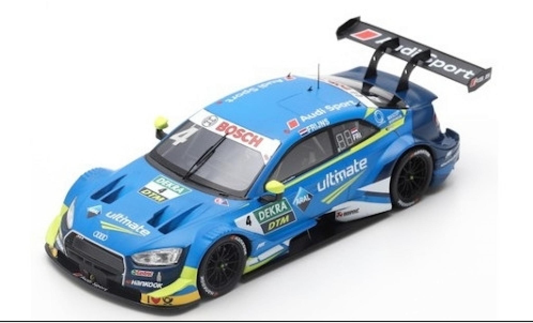Audi RS5 1/43 Spark RS 5 No.4 Sport Team Abt Sportsline ARAL DTM 2019 R.Frijns modellino in miniatura