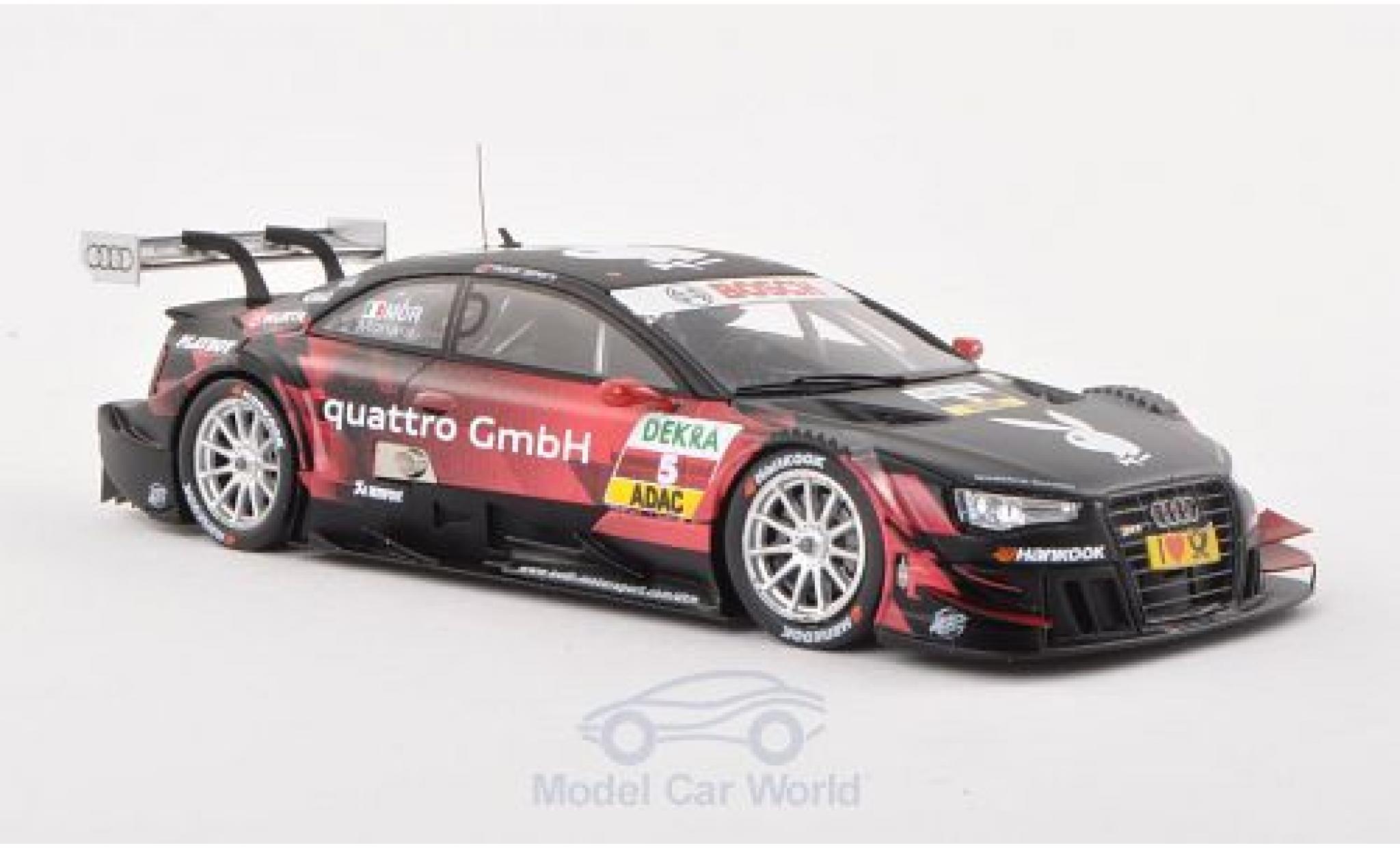Audi RS5 DTM 1/43 Spark DTM No.5 Sport Team Rosberg Playboy DTM-Saison 2013 E.Mortara modellino in miniatura