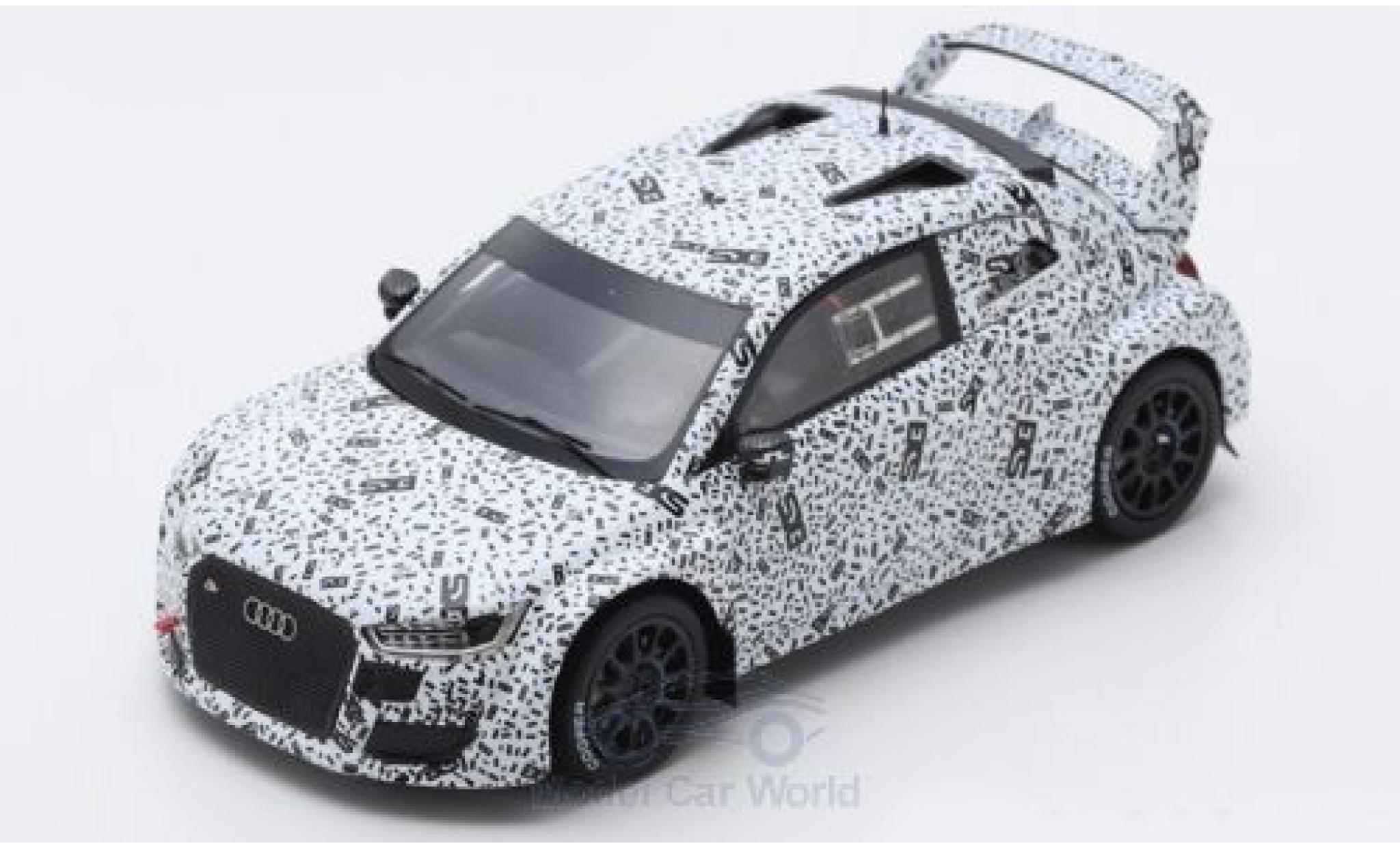 Audi S1 1/43 Spark EKS RX EKS Sport World RX Loheac 2018 Testversion M.Ekström modellino in miniatura