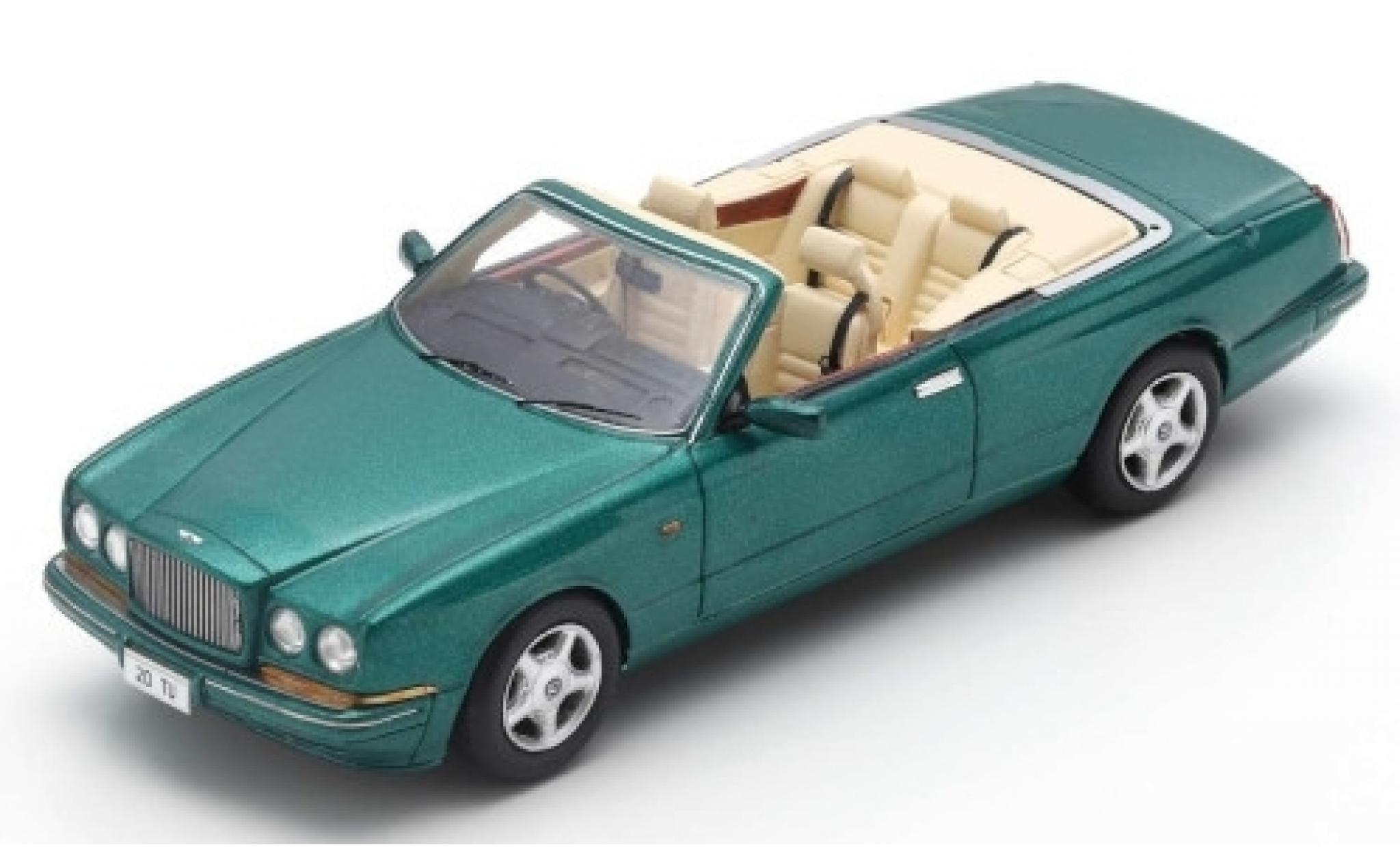 Bentley Azure 1/43 Spark MkI metallico verde RHD 1995 modellino in miniatura