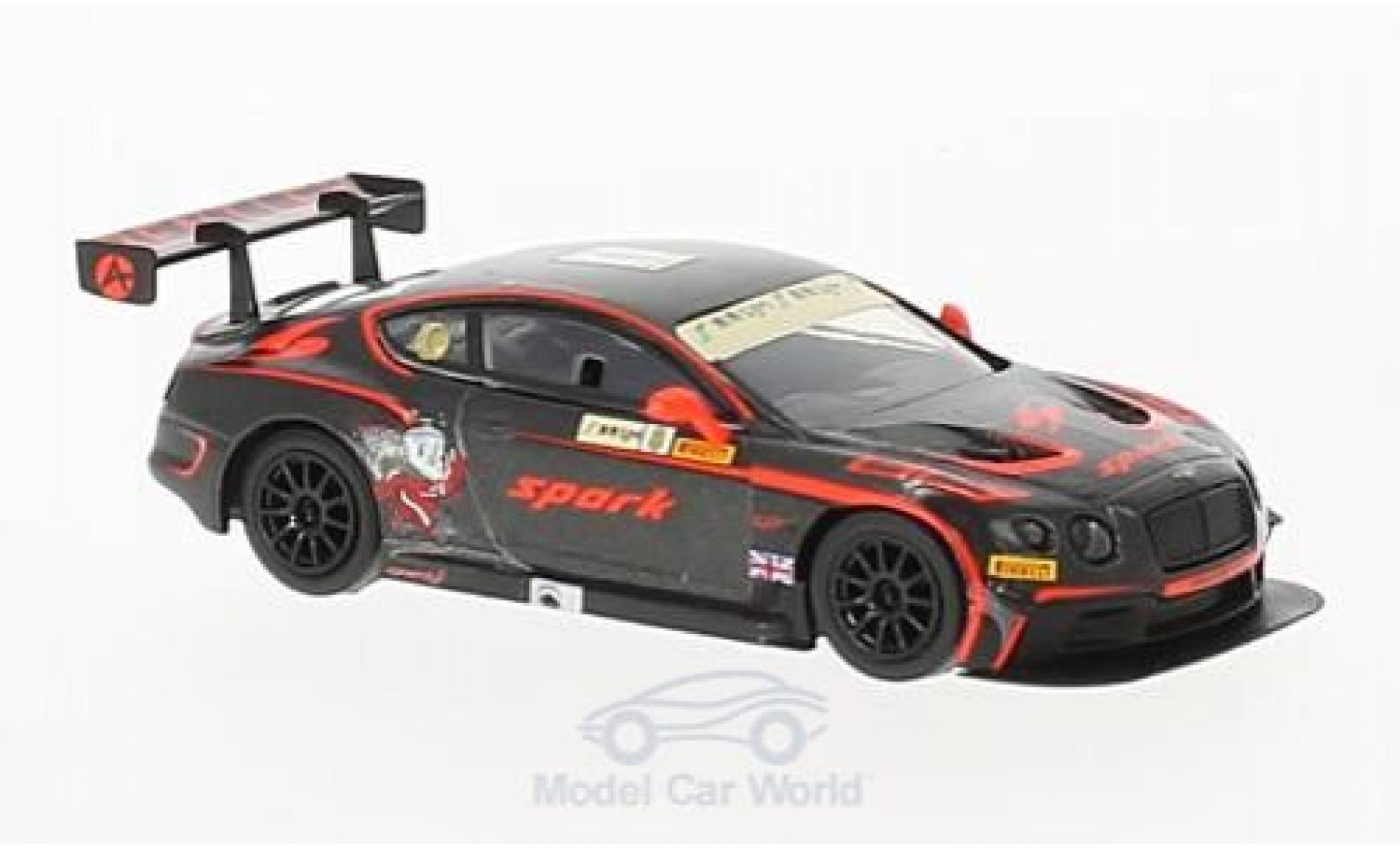 Bentley Continental 1/64 Spark GT3 RHD No.8 Team Absolute GP Macau 2015 A.Fong modellino in miniatura