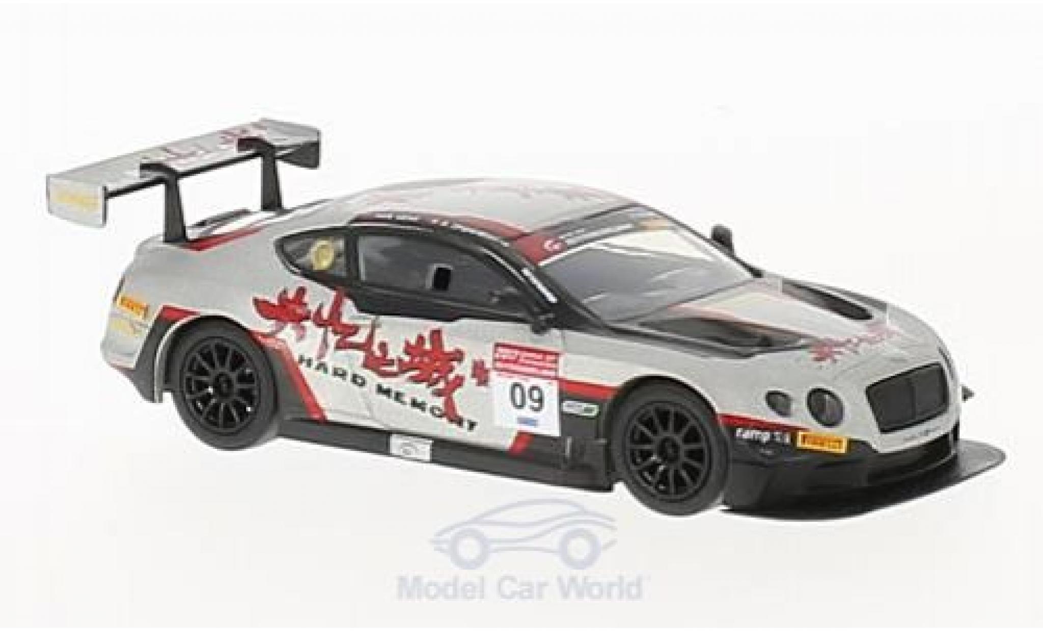 Bentley Continental T 1/64 Spark GT3 RHD No.9 Hard Memory Team Absolute GP China 2017 H.Geng/A.Imperatori modellino in miniatura