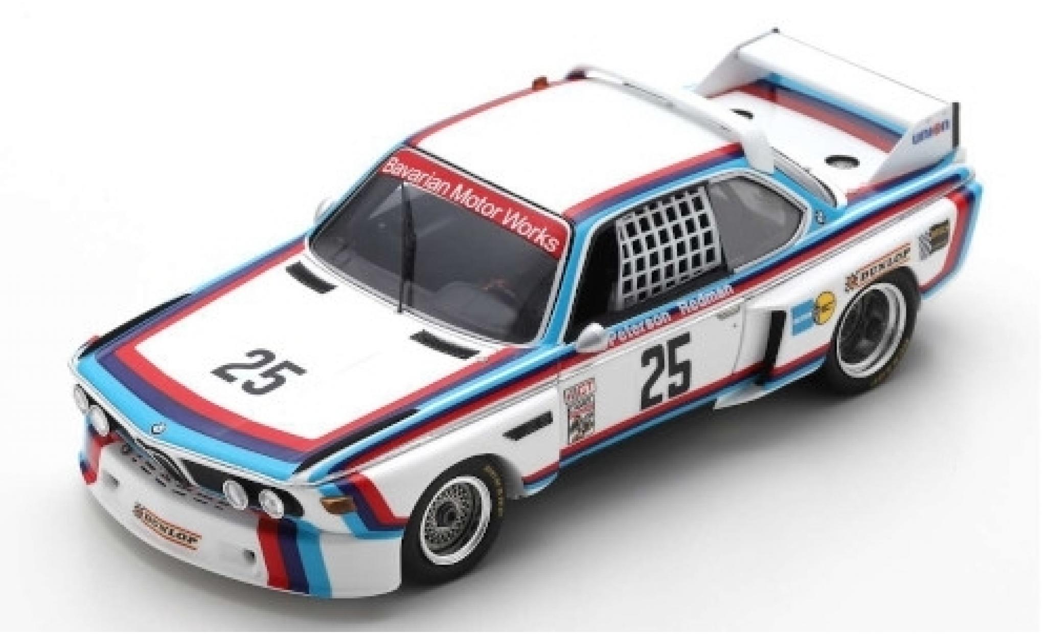 Bmw 3.0 1/43 Spark CSL No.25 Motorsport 12h Sebring 1975 B.Redman/A.Moffat/S.Posey/H-J.Stuck modellino in miniatura