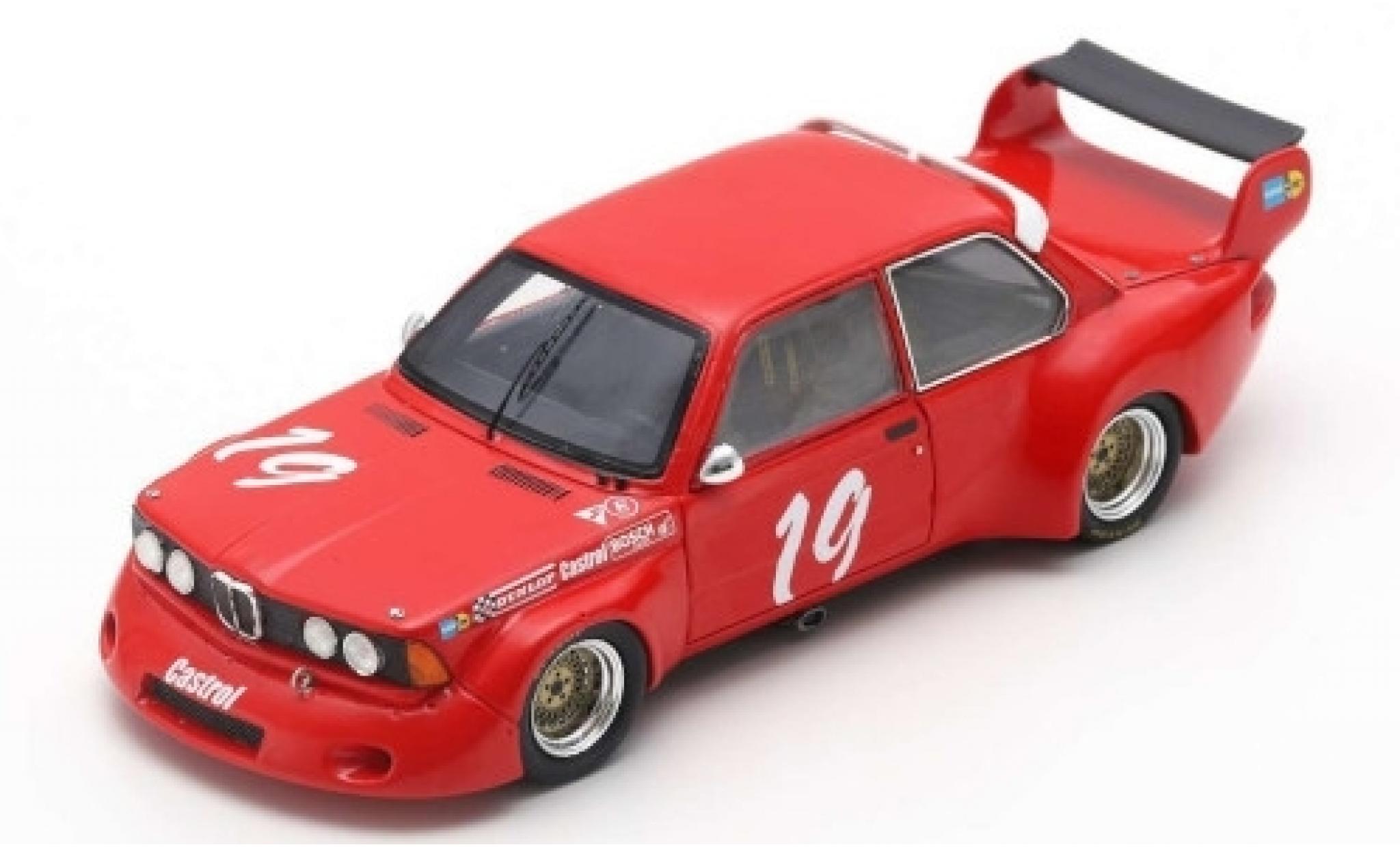 Bmw 320 1/43 Spark (E21) No.19 DRM Mainz-Finthen 1977 K-H.Becker modellino in miniatura