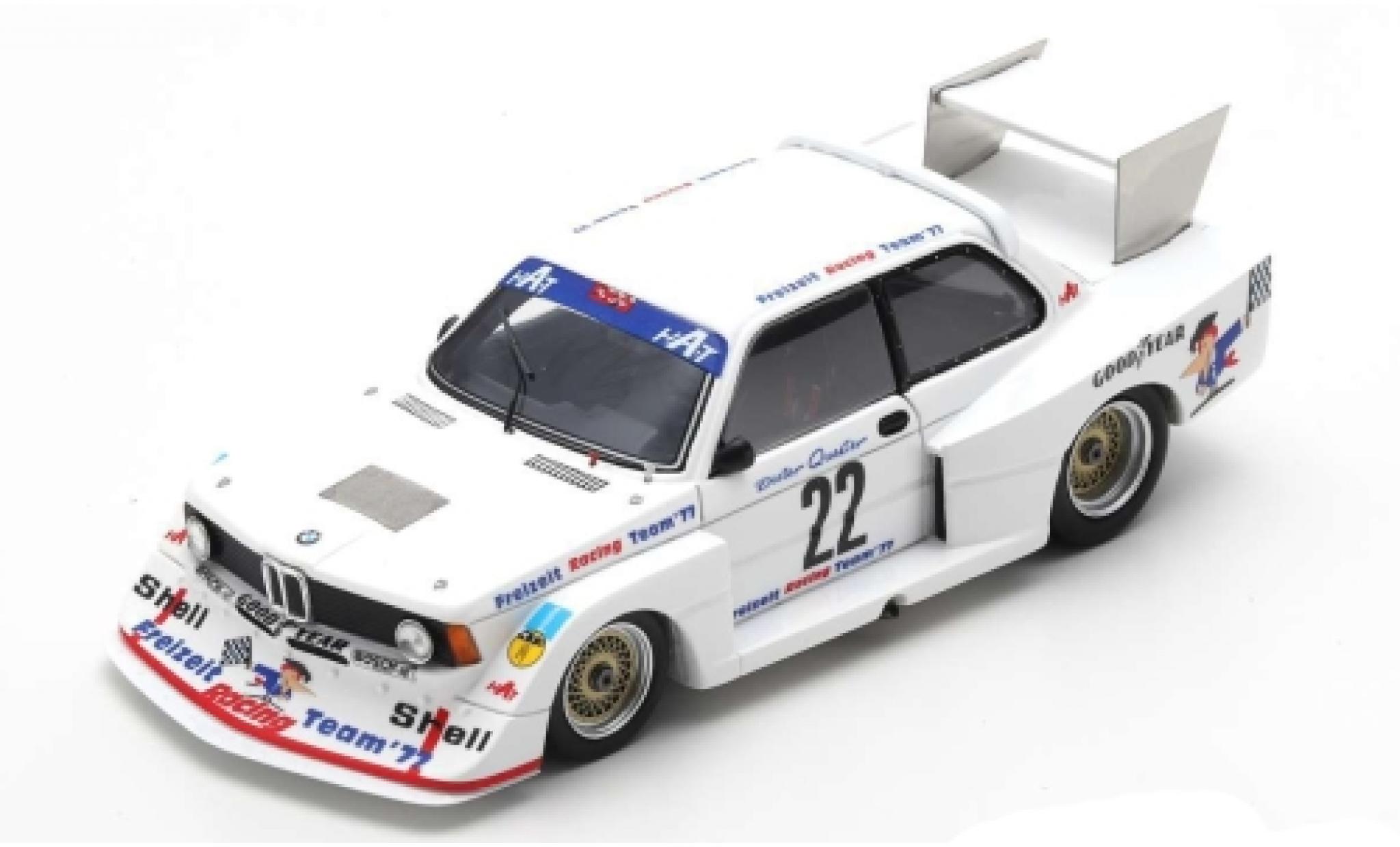 Bmw 320 1/43 Spark Gr.5 No.22 DRM Norisring 1977 D.Quester modellino in miniatura
