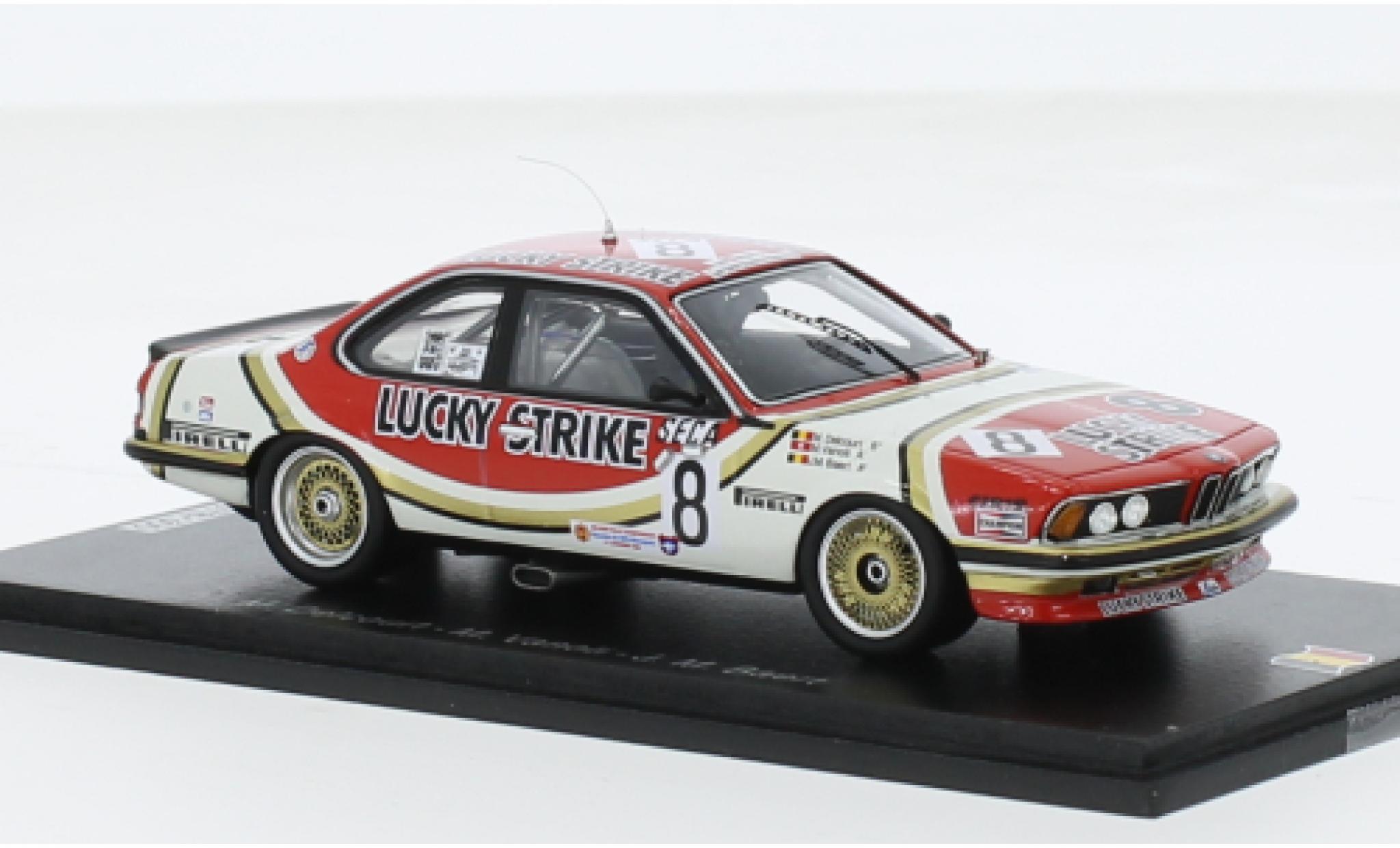 Bmw 635 1/43 Spark CSi No.8 Lucky Strike 24h Spa 1983 1:43 modellino in miniatura