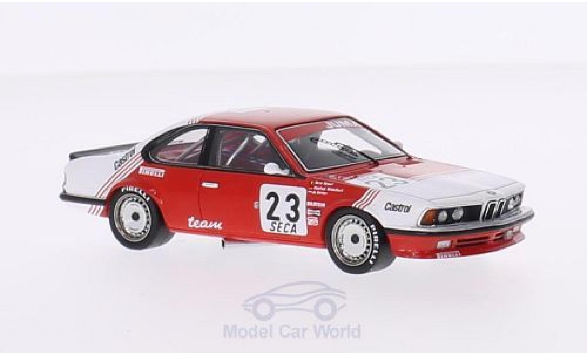 Bmw 635 1/43 Spark (E24) CSi No.23 Team Belga Belga 24h Spa 1985 inklusive Decals M.Winkelhock/H.Regoud/J.Gartner modellino in miniatura