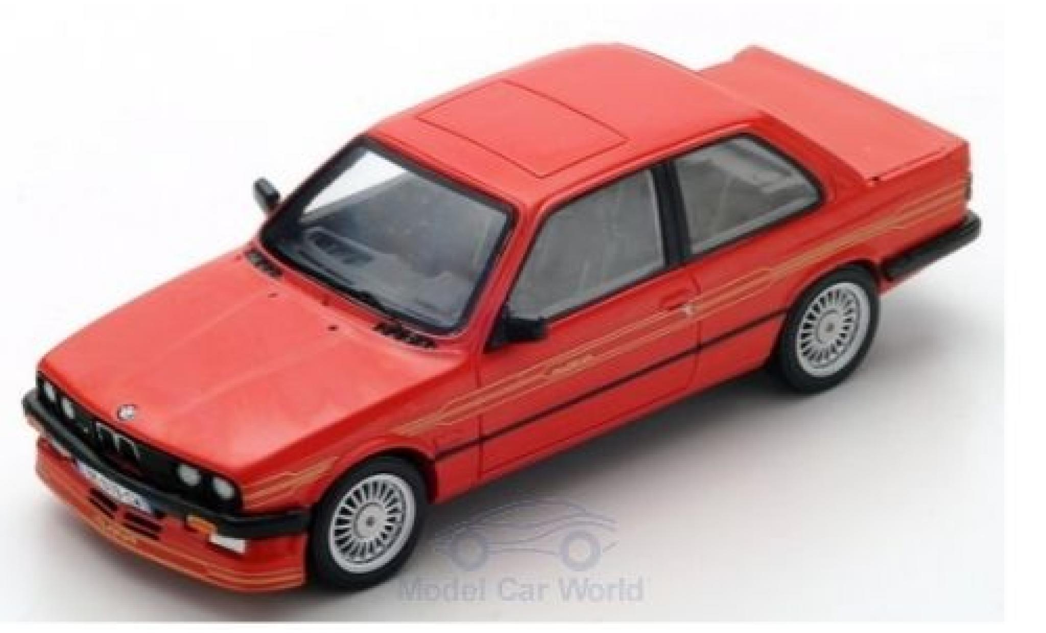 Bmw Alpina 1/43 Spark B6 3.5 (E30) rosso 1988 modellino in miniatura