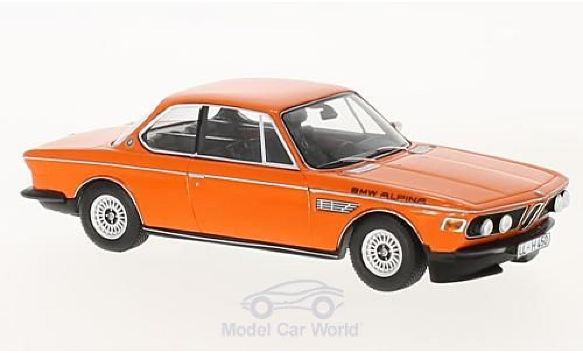Bmw Alpina 1/43 Spark CSL (E9) orange modellino in miniatura