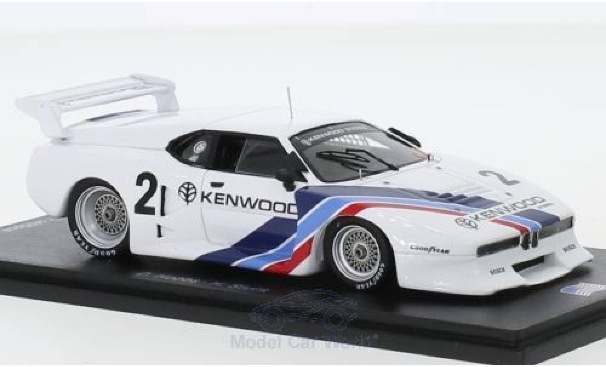 Bmw M1 1/43 Spark Gr.5 No.2 Kenwood 6h Mosport 1981 D.Hobbs/H-J.Stuck modellino in miniatura