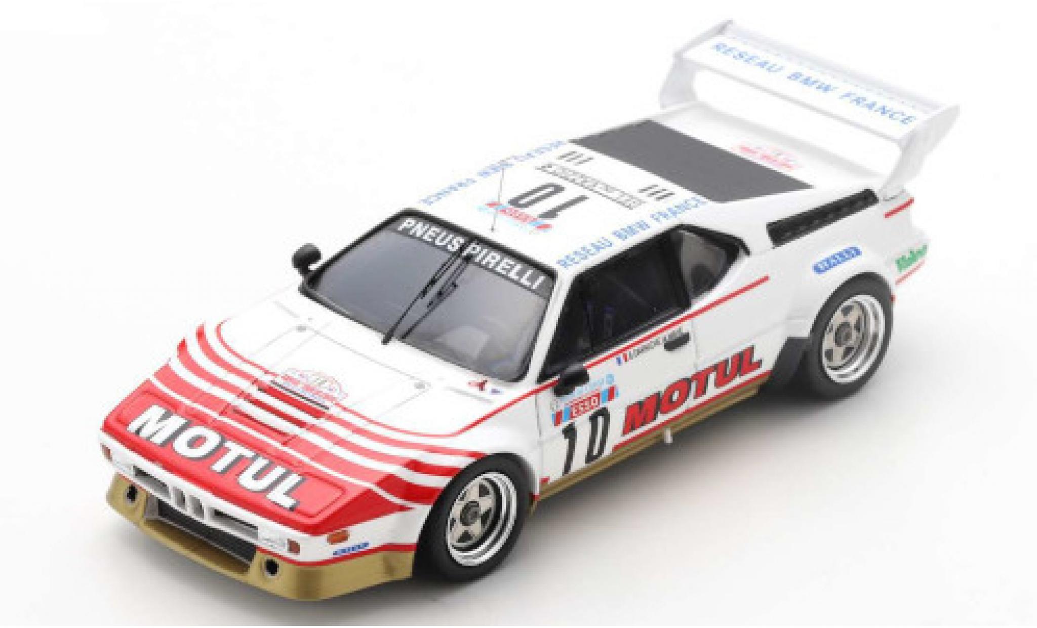 Bmw M1 1/43 Spark No.10 Equipe France Motul Tour de Corse 1982 B.Darniche/A.Mahe modellino in miniatura