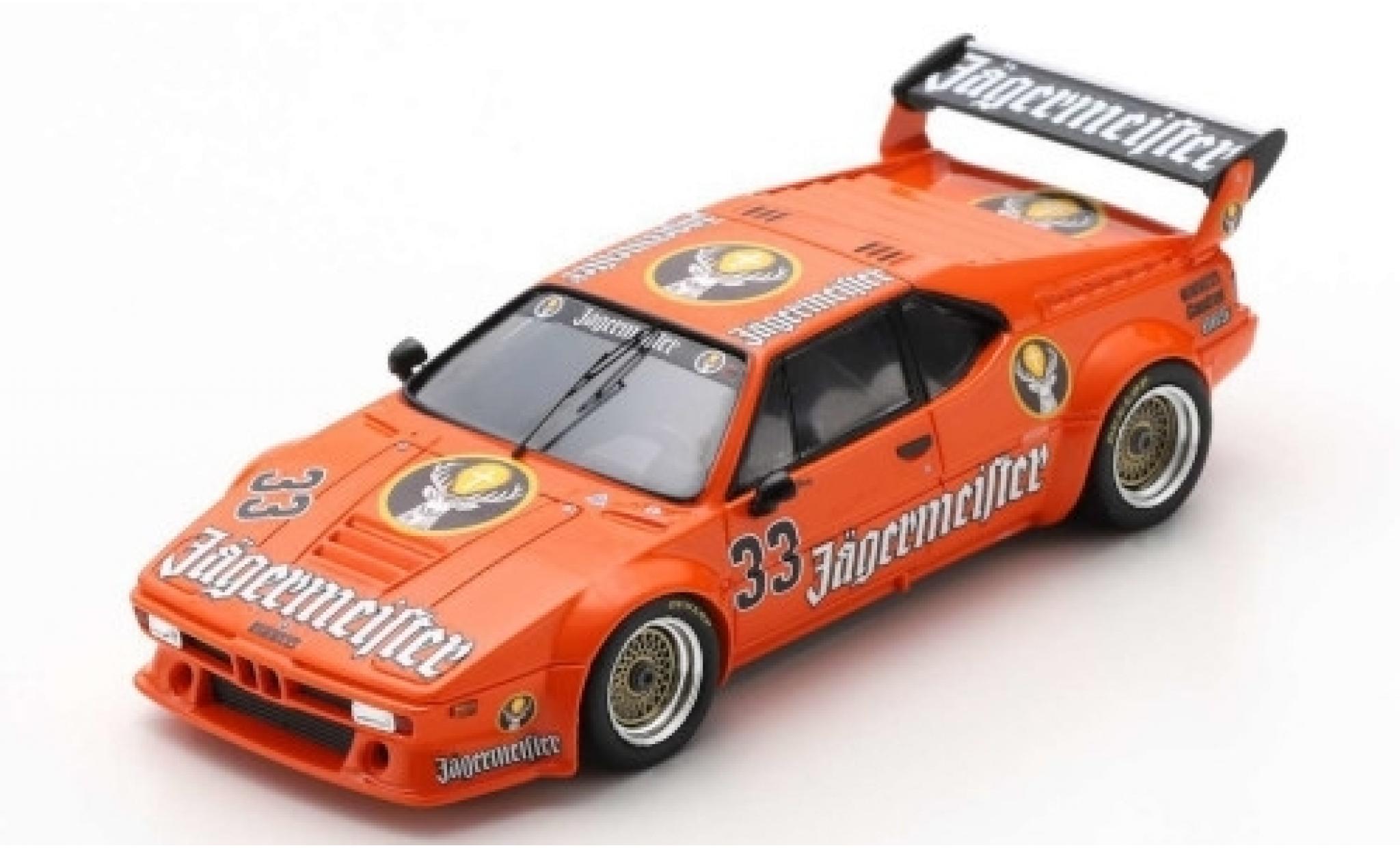 Bmw M1 1/43 Spark No.33 Jägermeister Norisring 1982 K.König modellino in miniatura