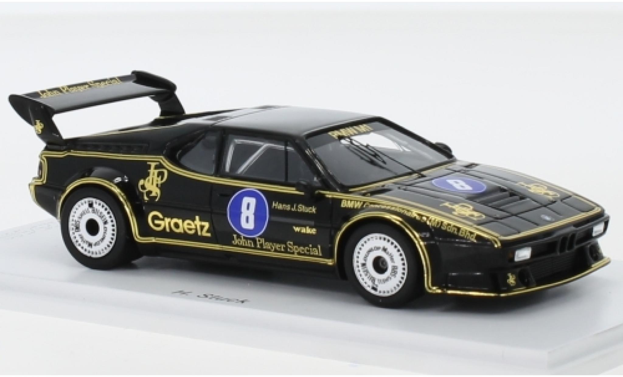 Bmw M1 1/43 Spark No.8 John Player Special Gr.5 Shah Alam 1983 H-J.Stuck modellino in miniatura