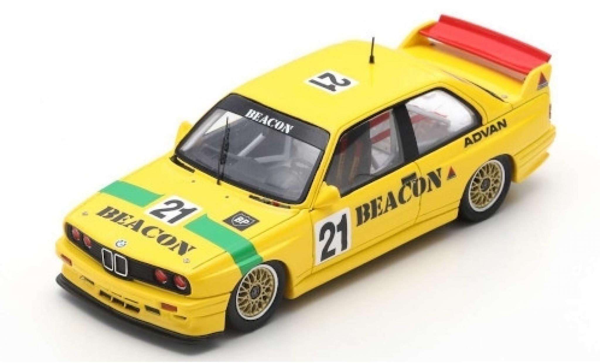 Bmw M3 1/43 Spark (E30) Evo No.21 Thunderbolt Macau Guia Race 1995 modellino in miniatura