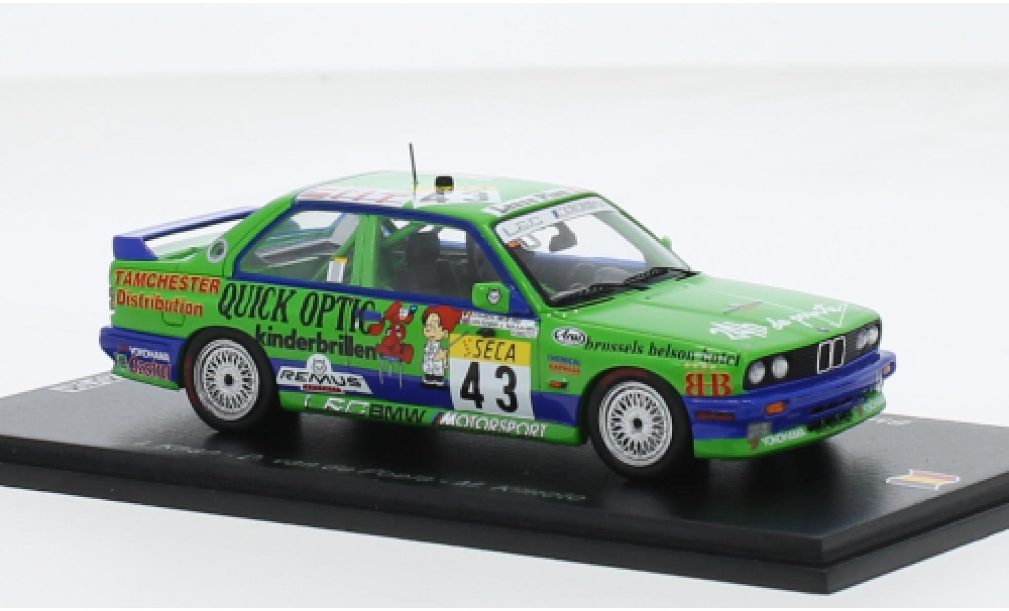 Bmw M3 1/43 Spark (E30) No.43 Luby Sport Alpina 24h Spa 1992 1:43 modellino in miniatura