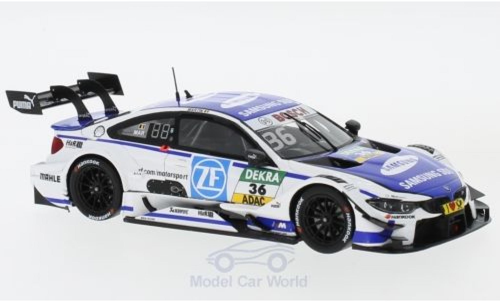 Bmw M4 1/43 Spark DTM No.36 Team RBM Samsung DTM Hockenheim 2017 M.Martin modellino in miniatura